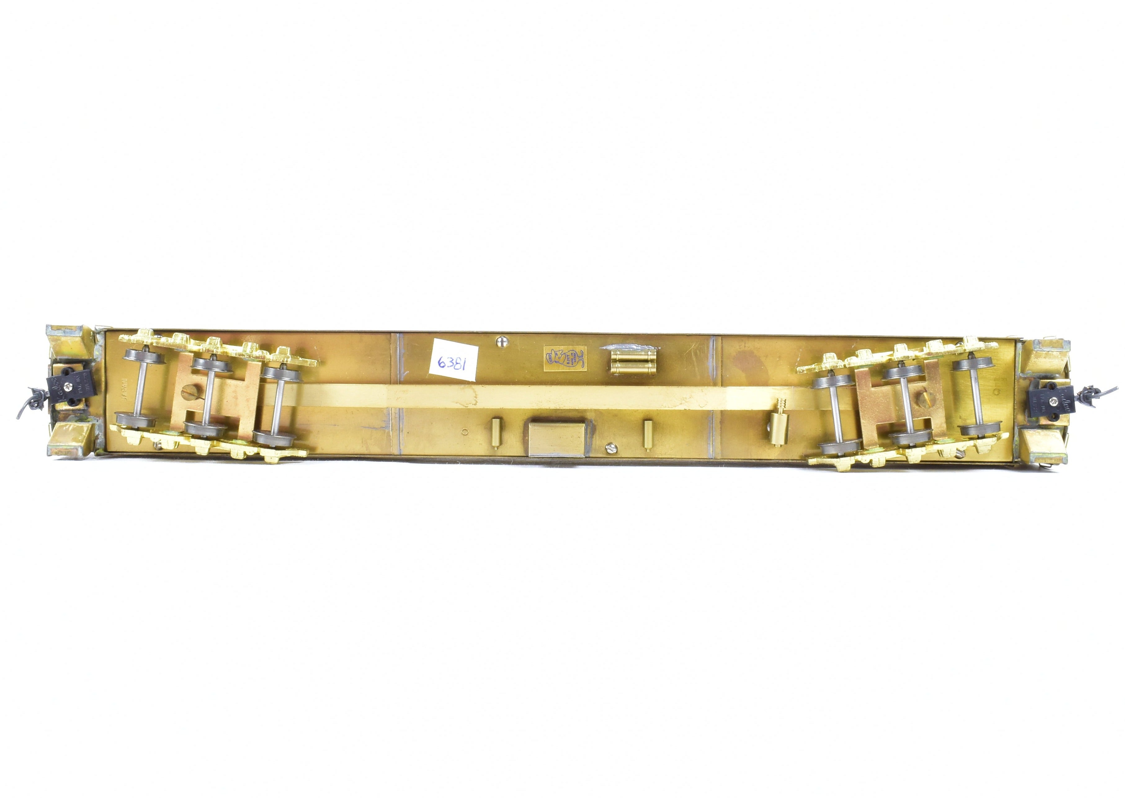 HO Scale Brass Nickel Plated Model Train - New York Ontario & Western Observation Car by Nickel Plate Products
