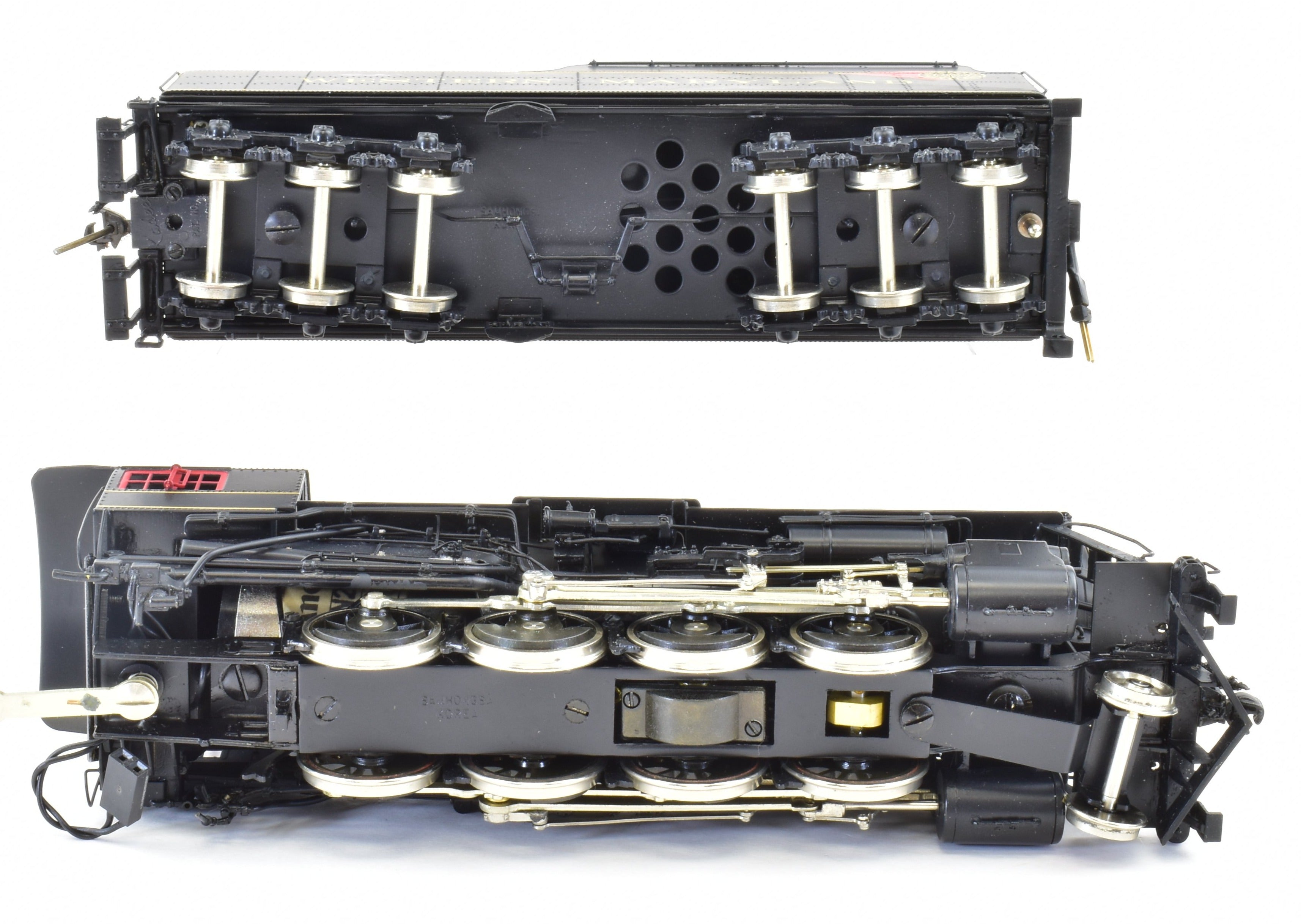 HO Scale Brass Oriental Limited Western Maryland H - 9 2 - 8 - 0 Steam Ejector Freight Locomotive Model