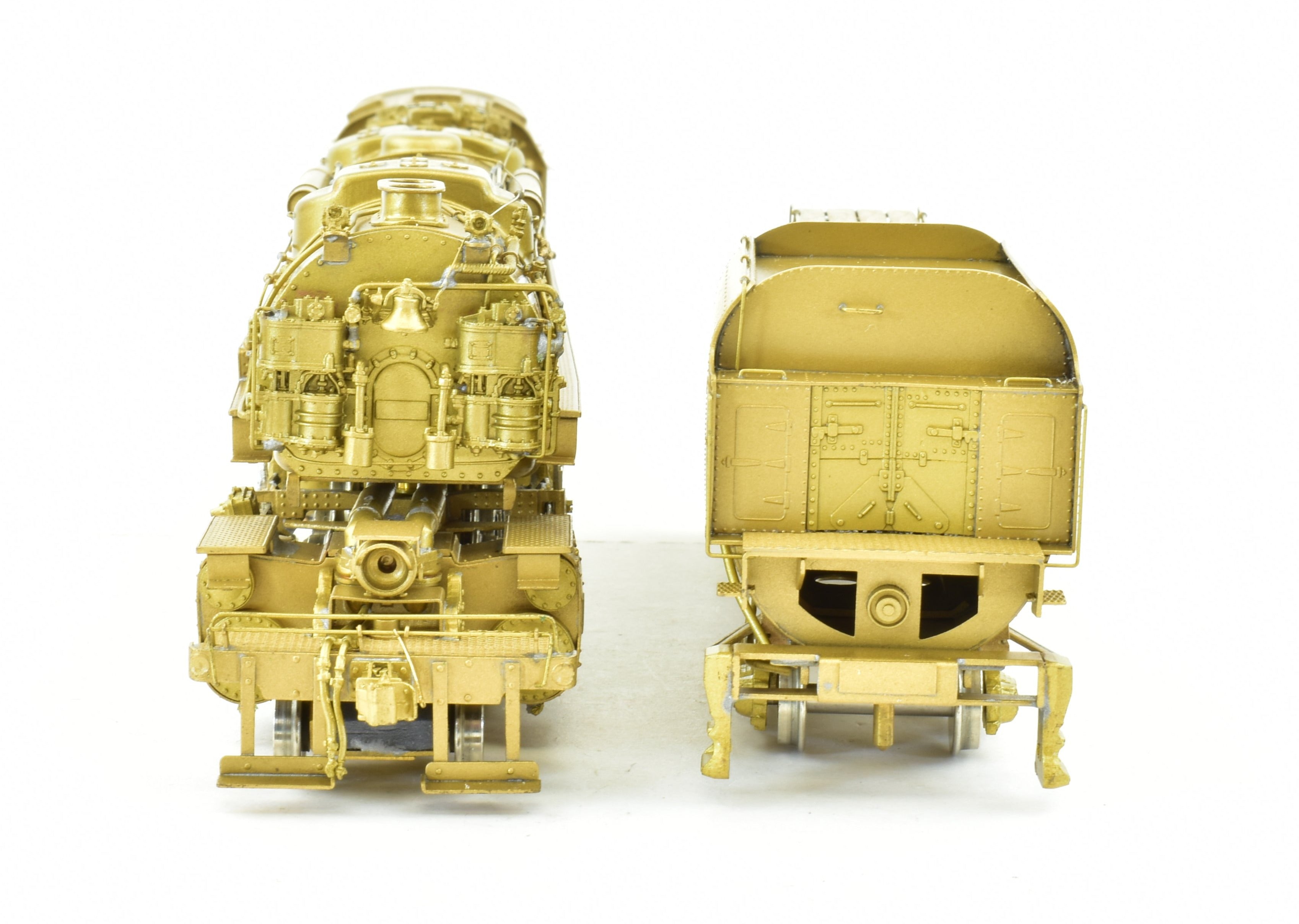 HO Scale Custom Brass Model Train - Richmond Fredericksburg & Potomac 2-8-8-2 Royale Series (Ex C&O H7) by NJ Custom Brass