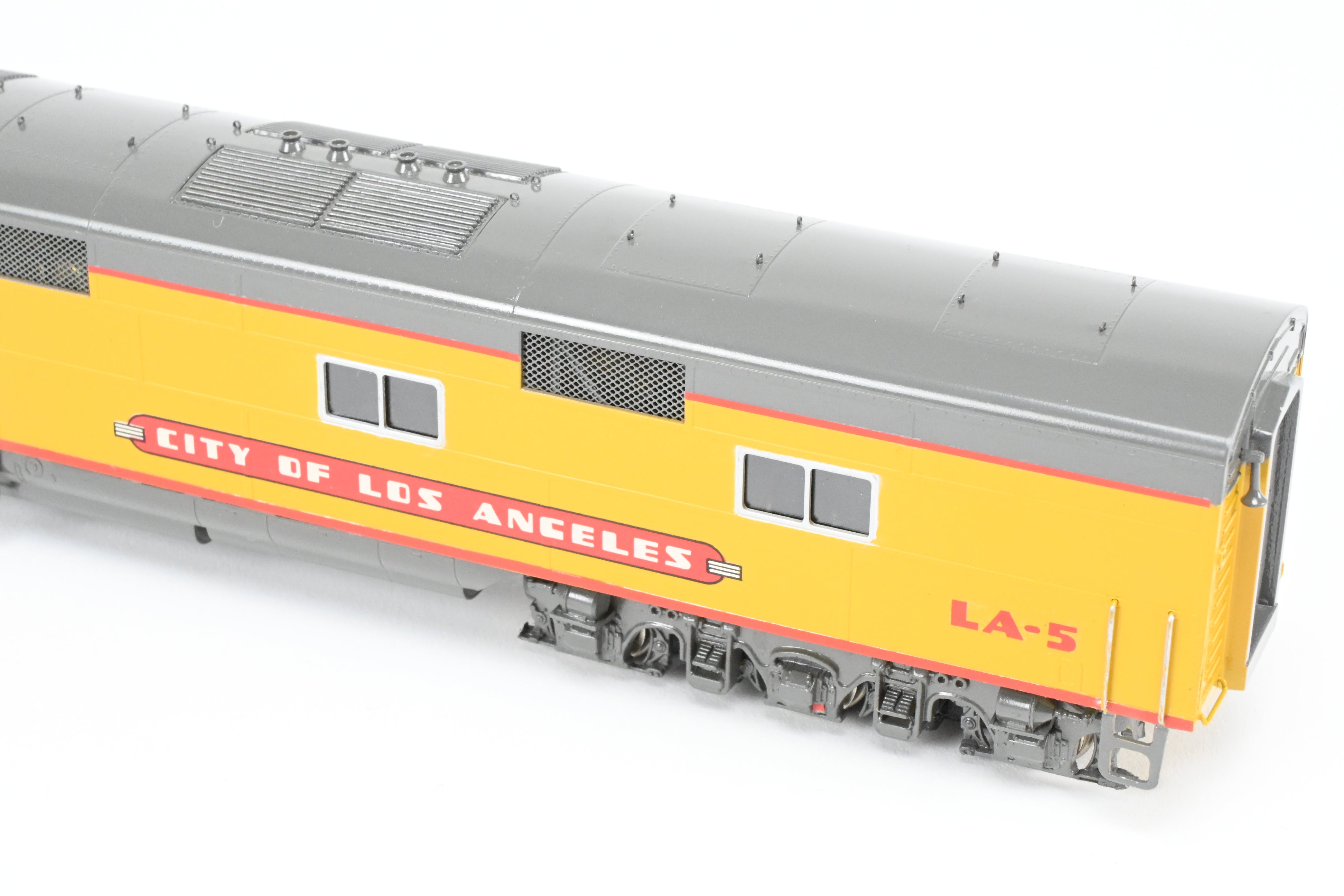 HO Scale Brass Model Train Set - Union Pacific EMD E6A/E6B/E6B 3-Unit Professionally Painted Set for the City of Los Angeles by Oriental Limited