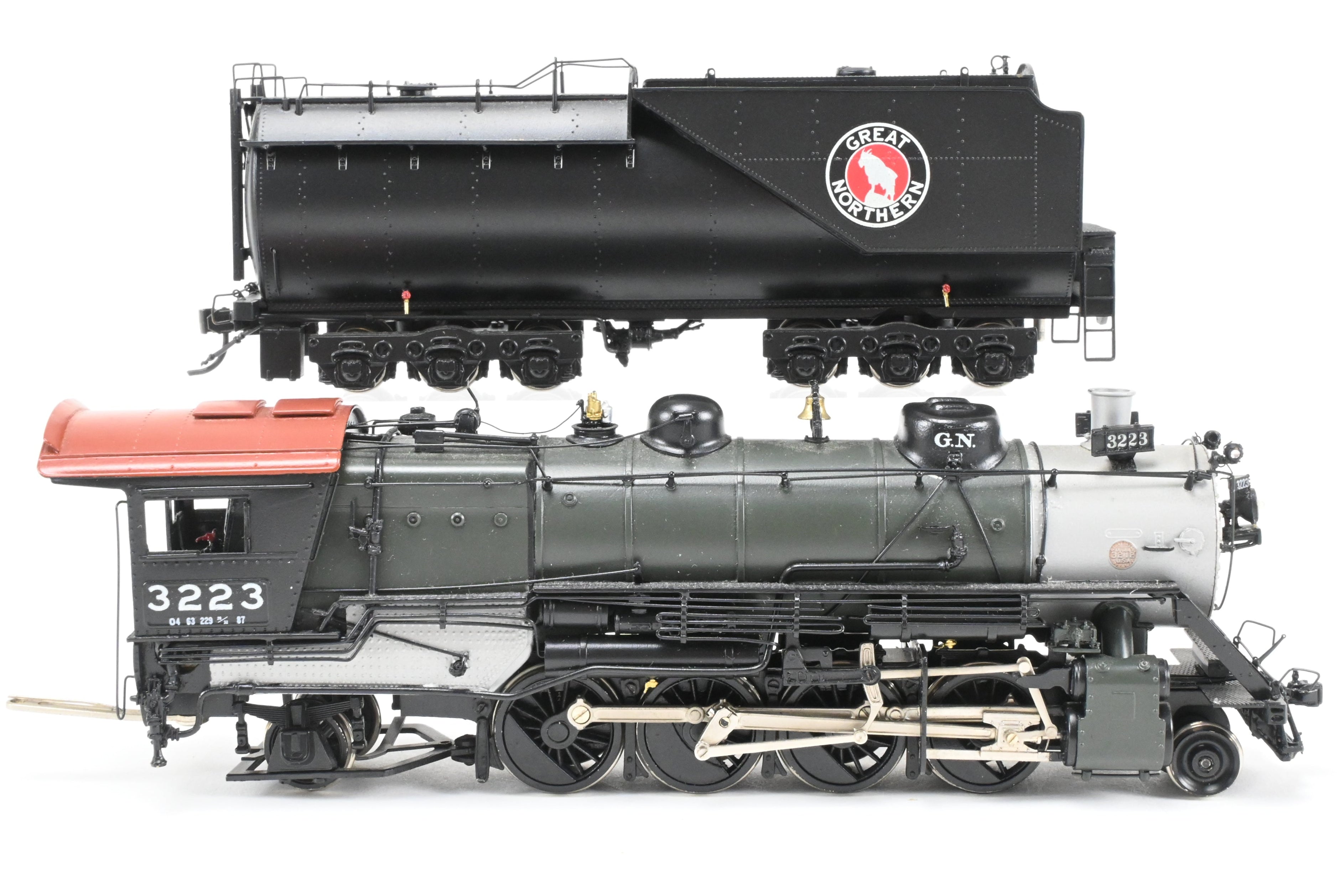 HO Scale Brass Great Northern 2-8-2 Class O-4 Pro-Painted Sunset Model