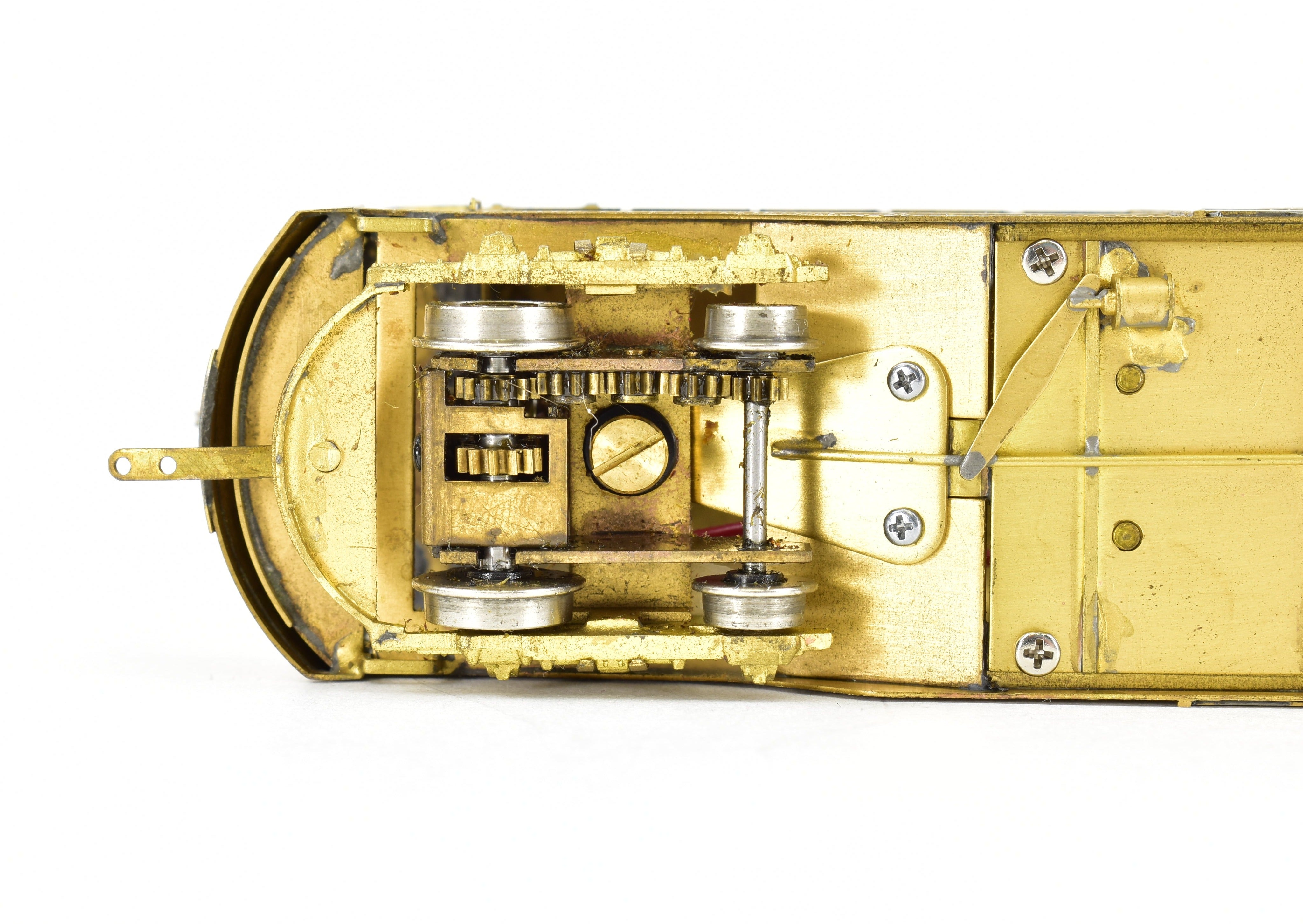 High - Quality HO Scale Custom Brass Pacific Electric Dragon Trolley Car Model without Original Packaging by Brass NJ Custom