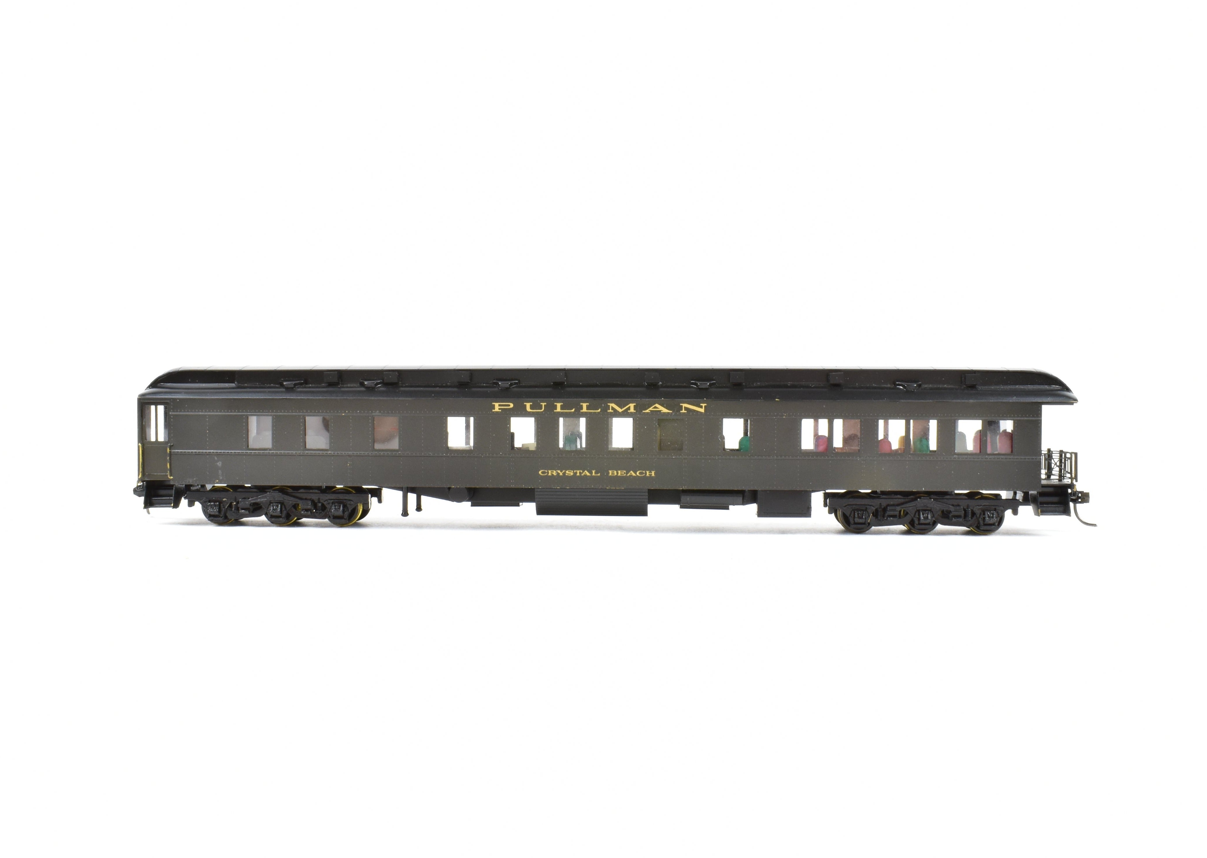 HO Scale Brass Lambert Pullman Heavyweight 3 - 2 Observation Car with Central Valley Trucks