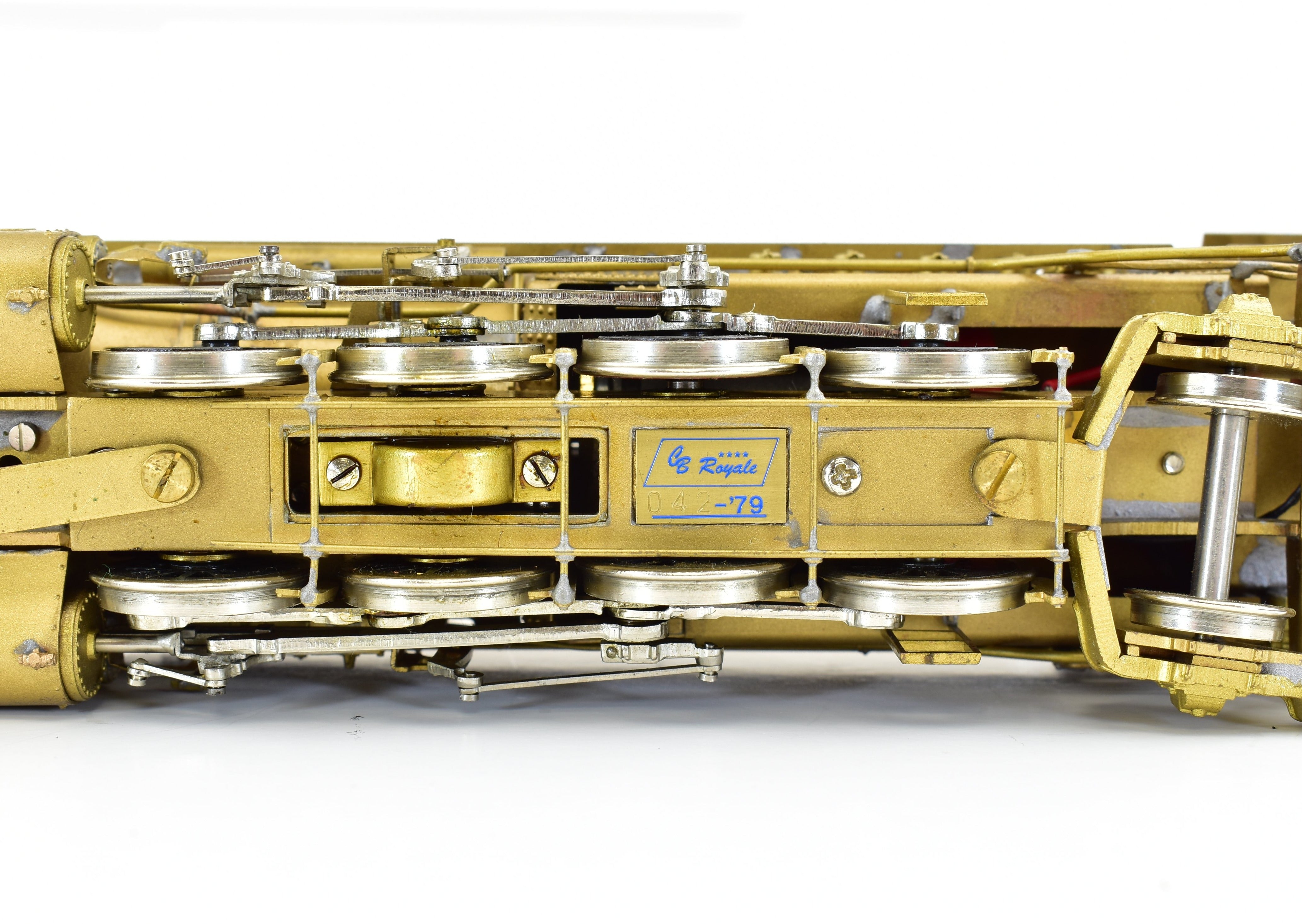 HO Scale Custom Brass Model Train - Richmond Fredericksburg & Potomac 2-8-8-2 Royale Series (Ex C&O H7) by NJ Custom Brass