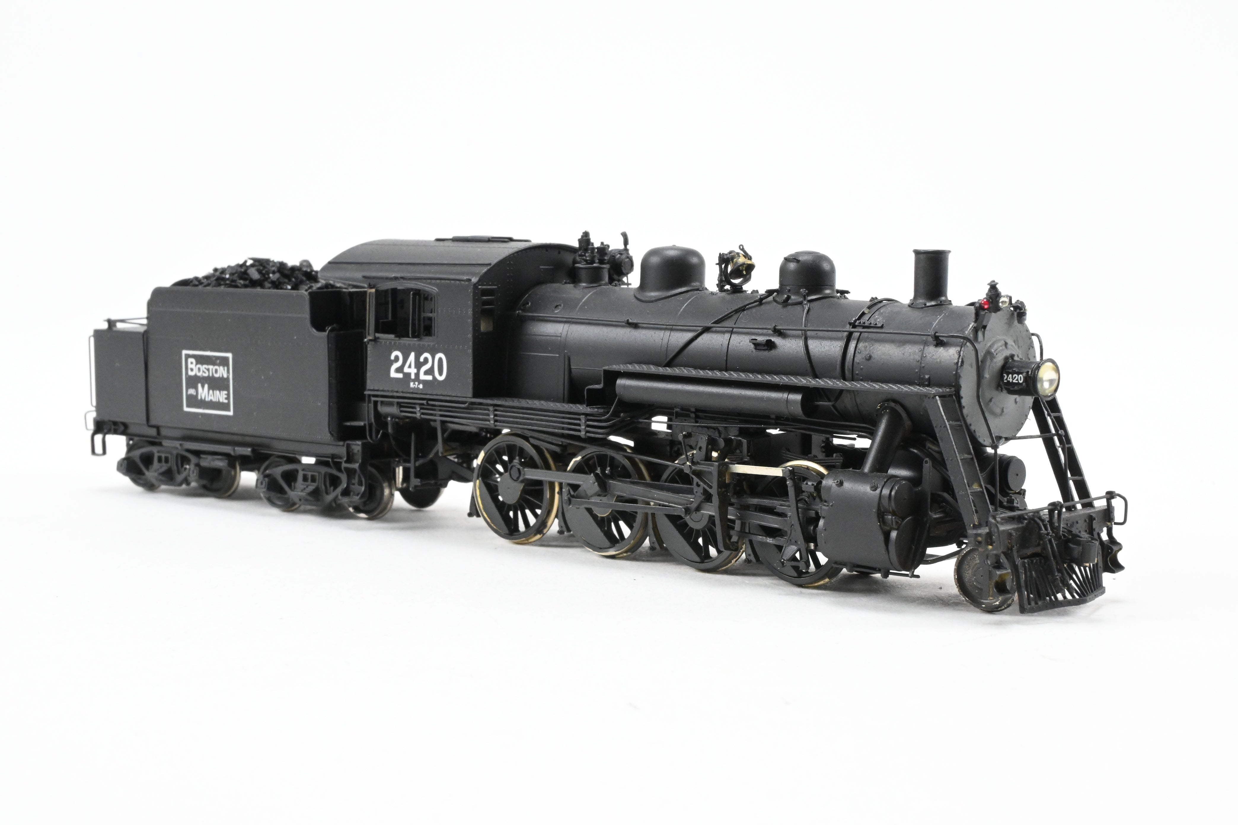 HO Brass NERS Boston & Maine Class K - 7A 2 - 8 - 0 No. 2420 Model Train