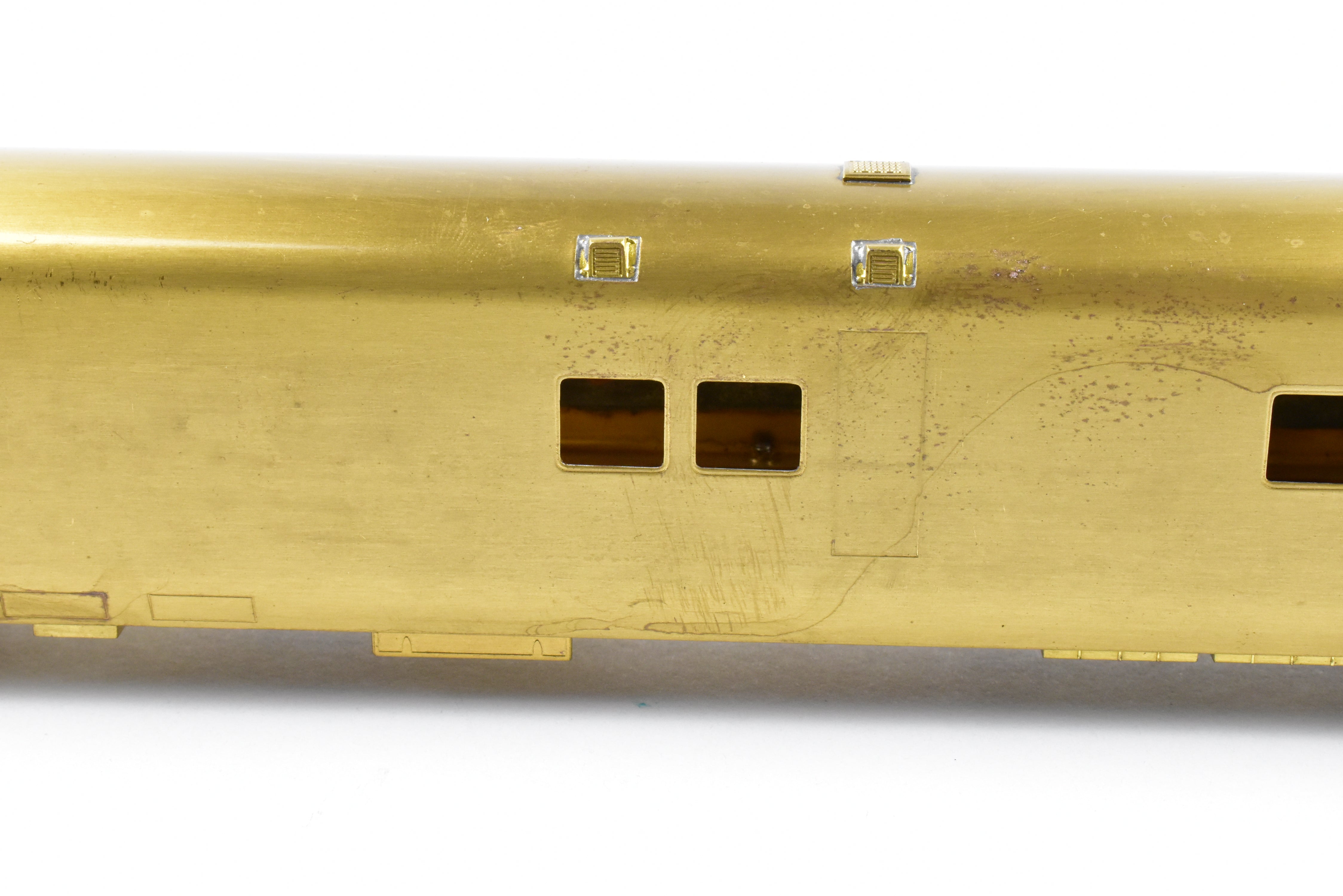 HO Brass NPP Nickel Plate 2-Car Baggage & Parlor Set - C&NW Chicago & Northwestern