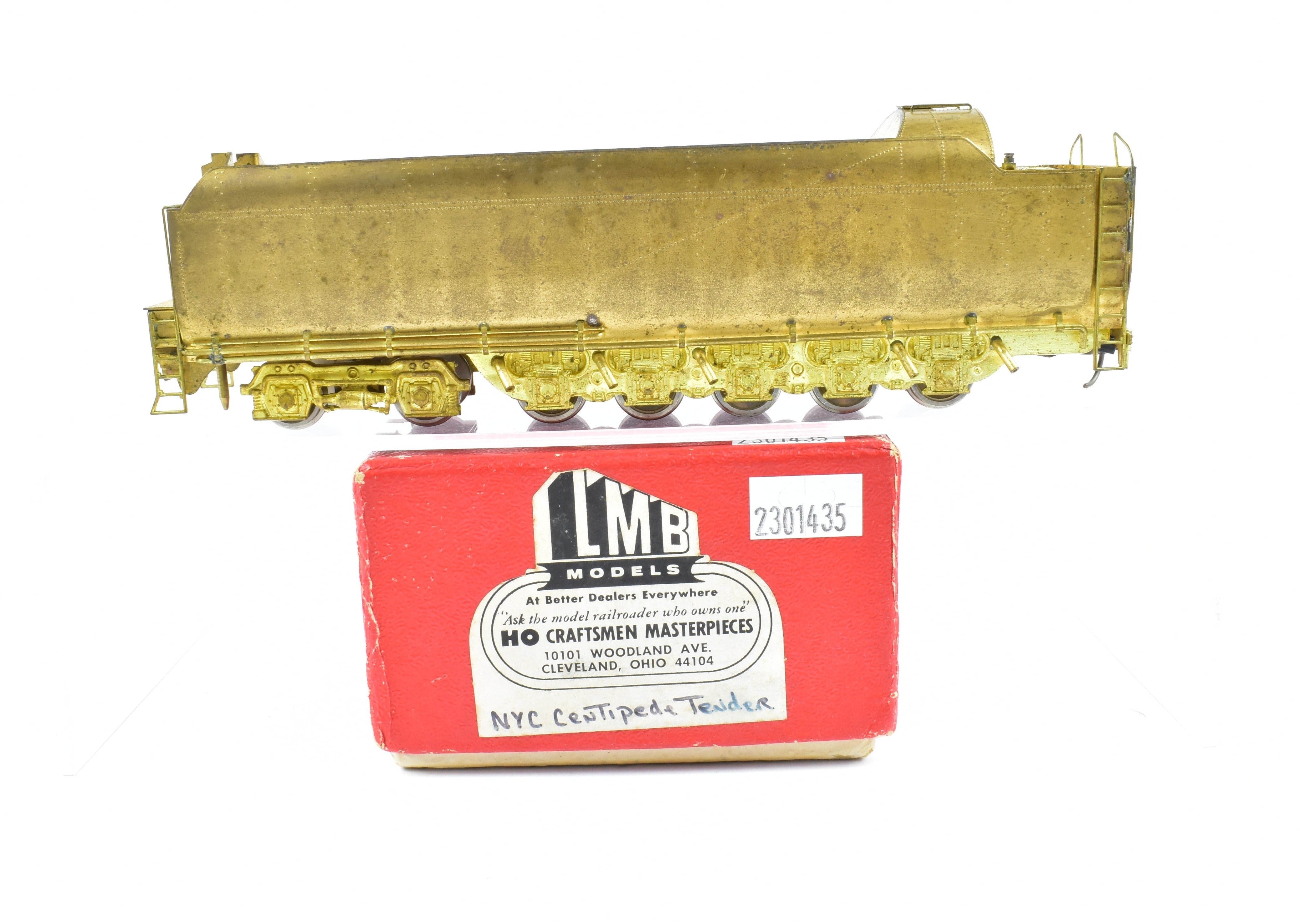 HO Scale Brass LMB NYC New York Central PT - 4 Centipede Tender Only
