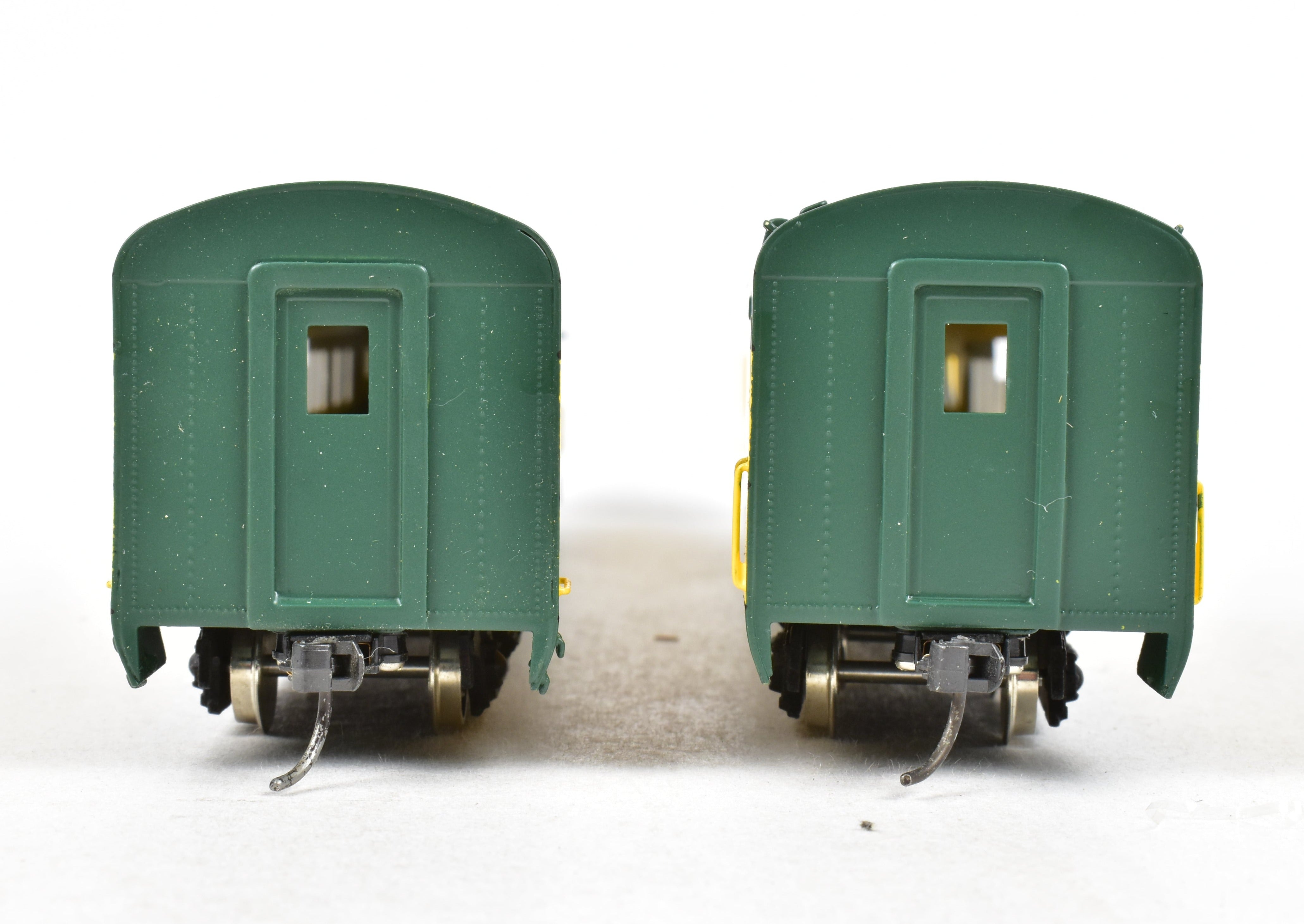 HO Brass NPP Nickel Plate 2-Car Baggage & Parlor Set Factory Painted C&NW