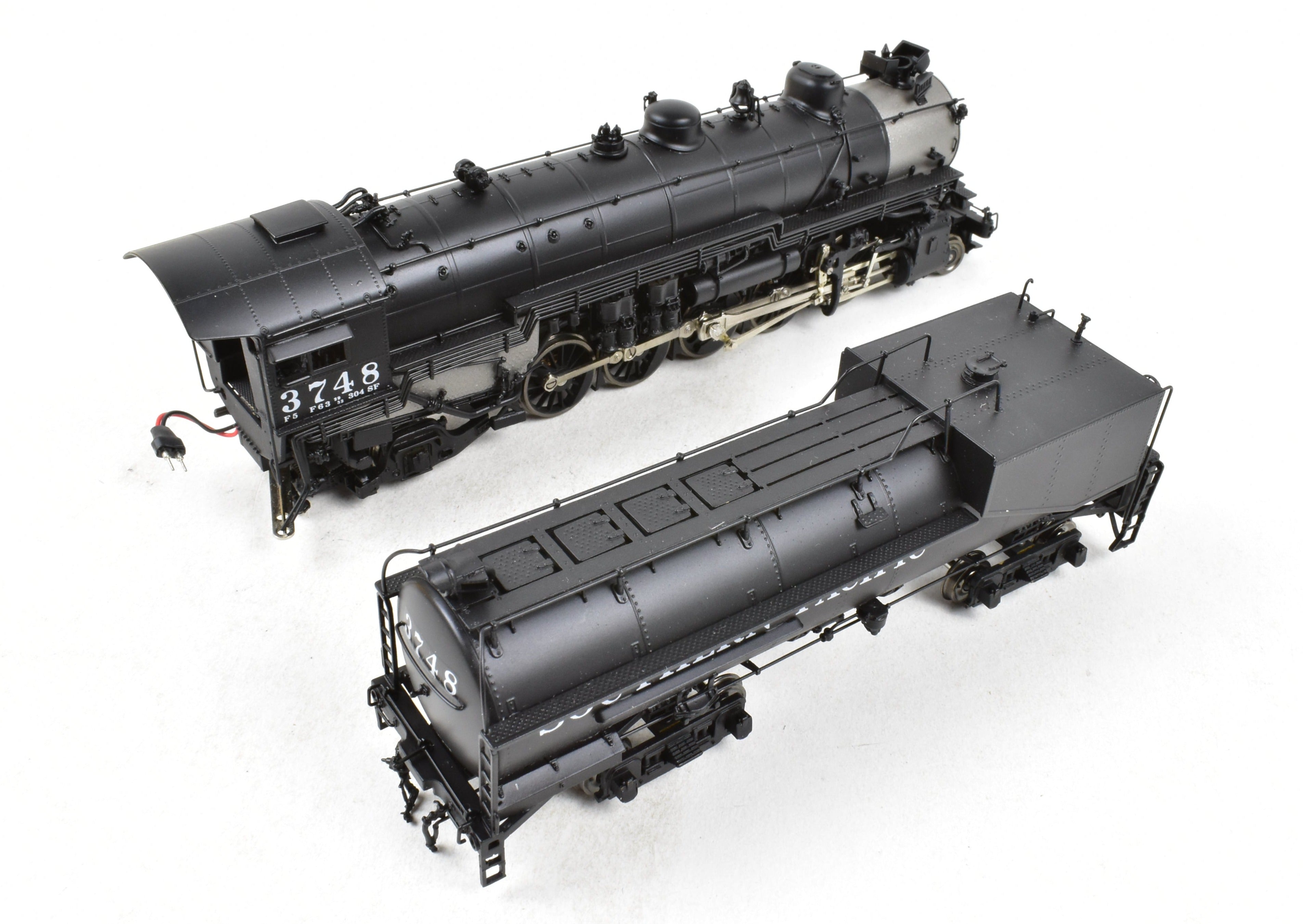HO Scale Brass Sunset Models Southern Pacific F-5 2-10-2 Steam Locomotive Model Factory Painted No. 3748