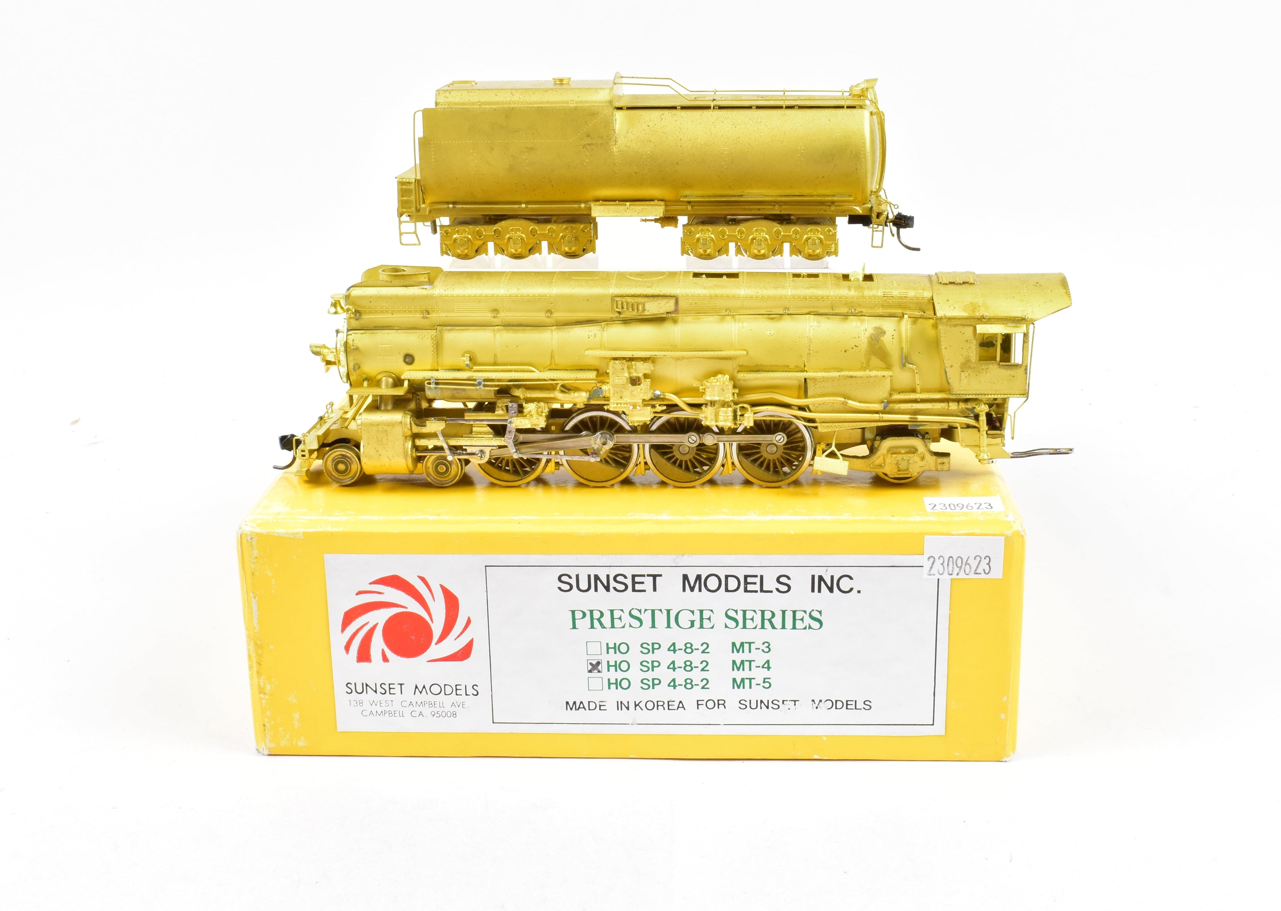 HO Brass Sunset Models Prestige SP Southern Pacific MT - 4 4 - 8 - 2 Mountain Model