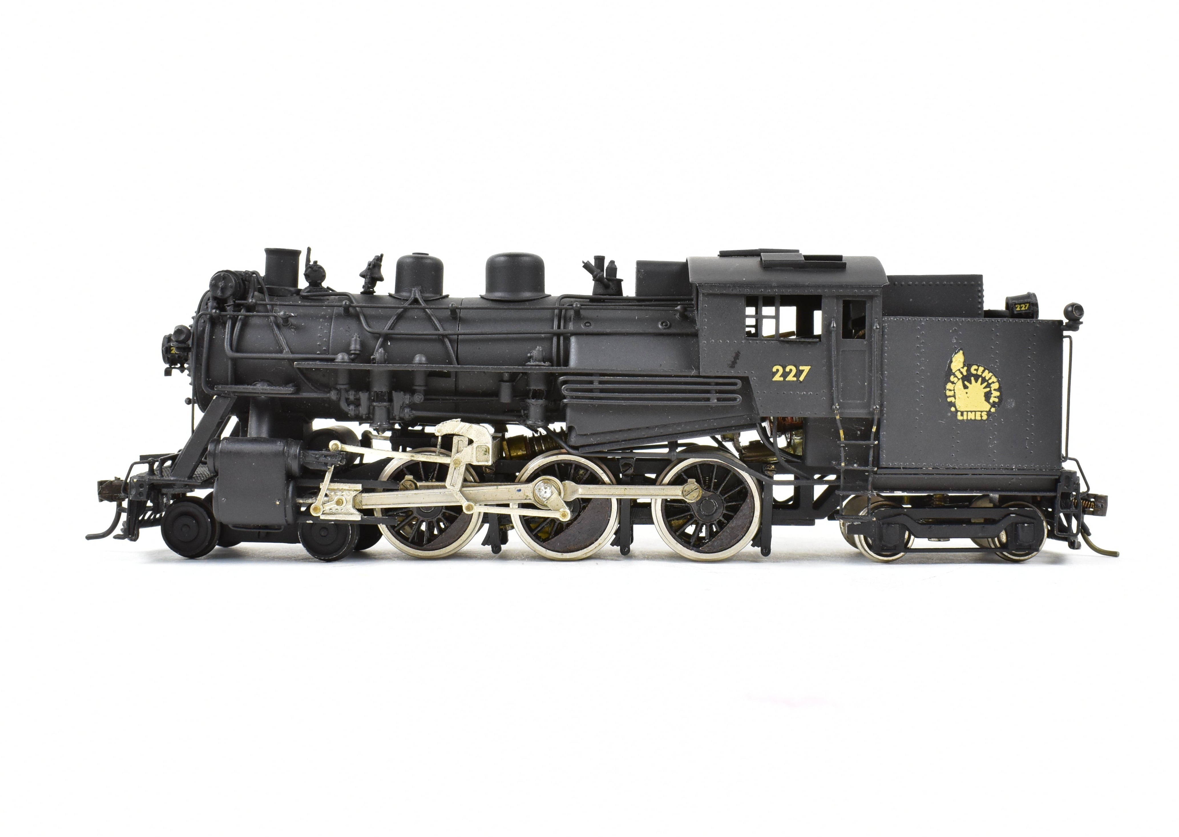 High - Quality HO Scale Brass Model Train of West CNJ - Central Railroad Of New Jersey 4 - 6 - 4T H - 1s with Custom Painting