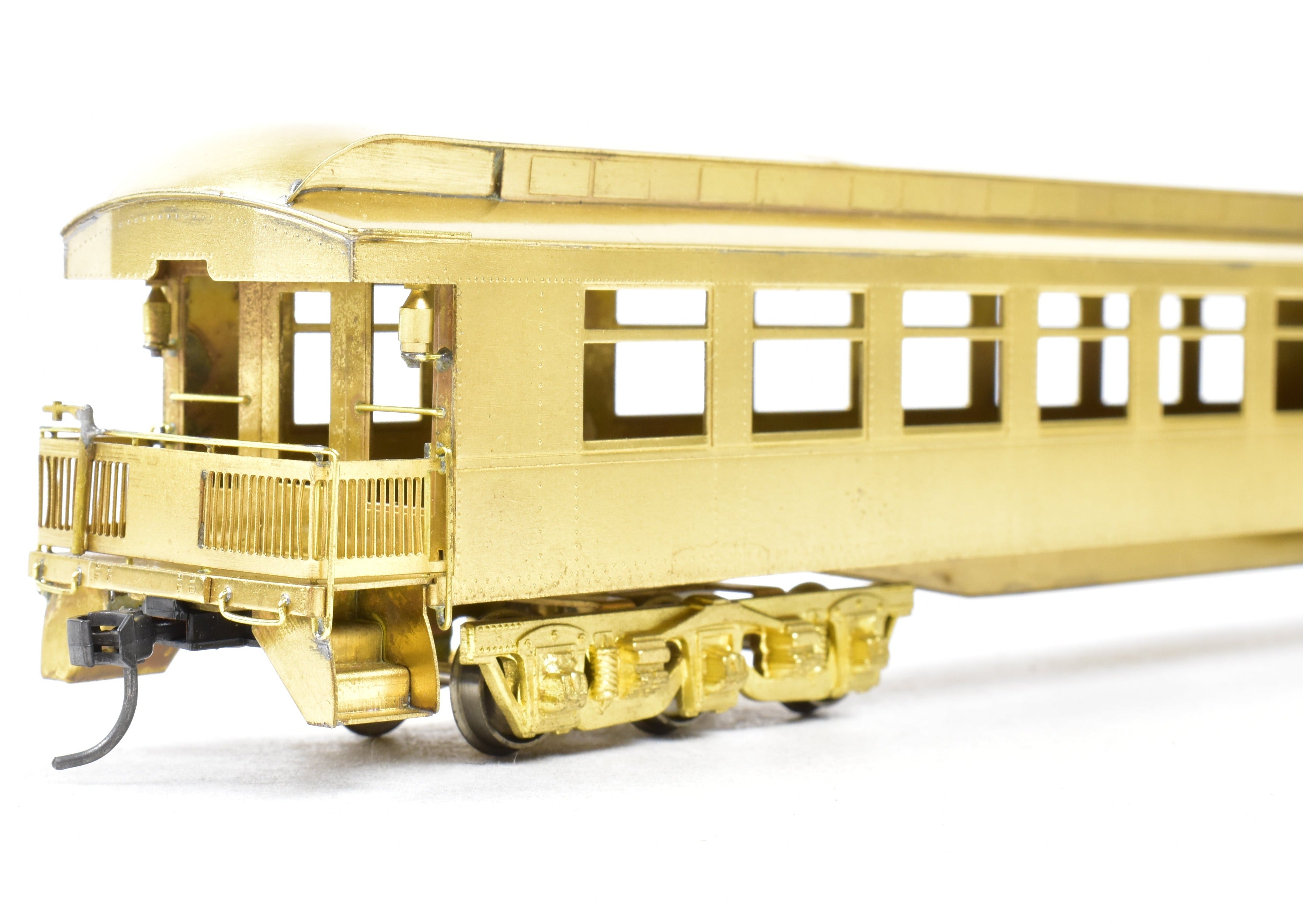 HO Scale Brass Nickel Plated Model Train - New York Ontario & Western Observation Car by Nickel Plate Products