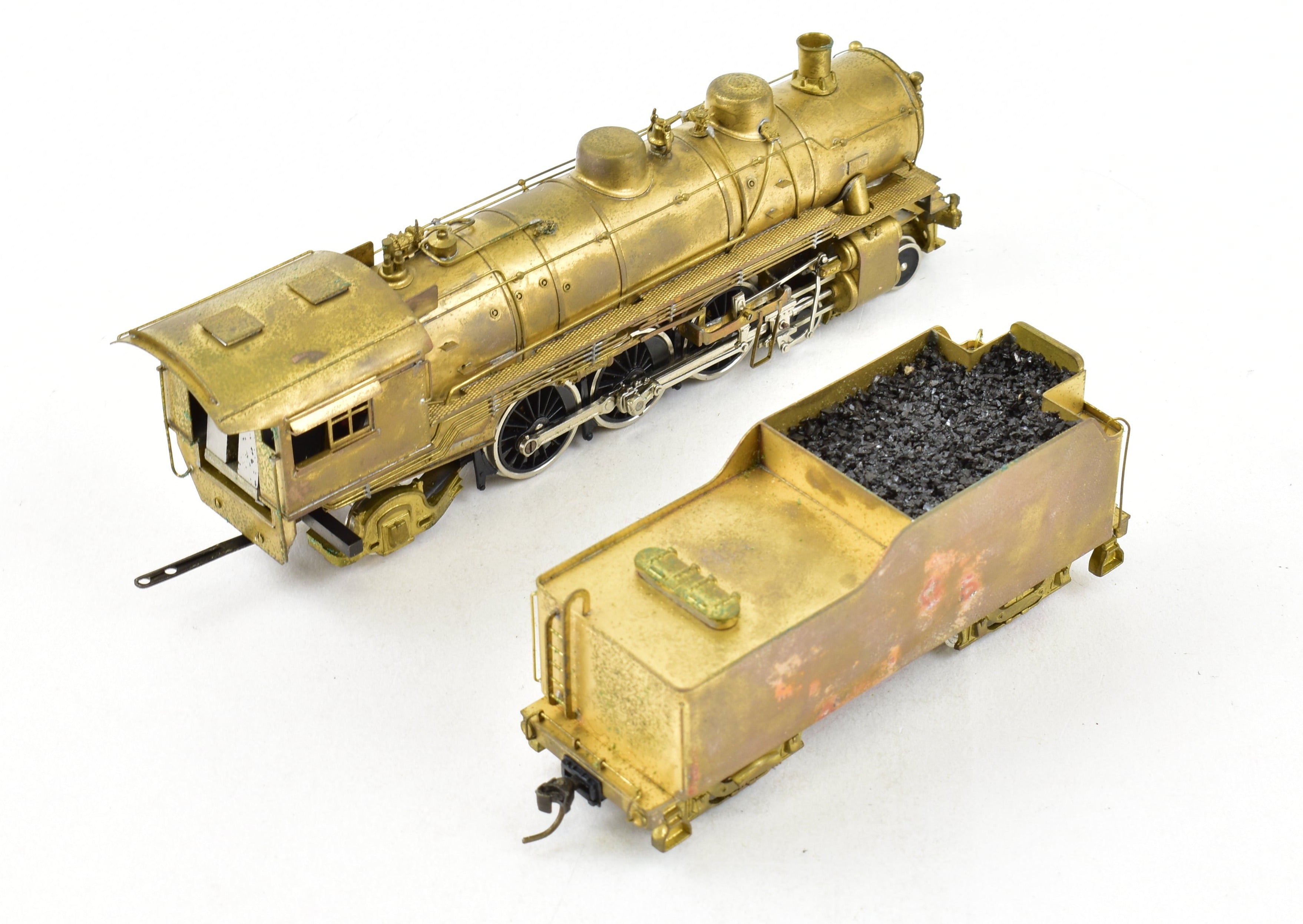 HO Scale Brass Model Train - Northwest Short Line (NWSL) and Northern Pacific (NP) Class Q - 6 4 - 6 - 2 Pacific Steam Locomotive Replica