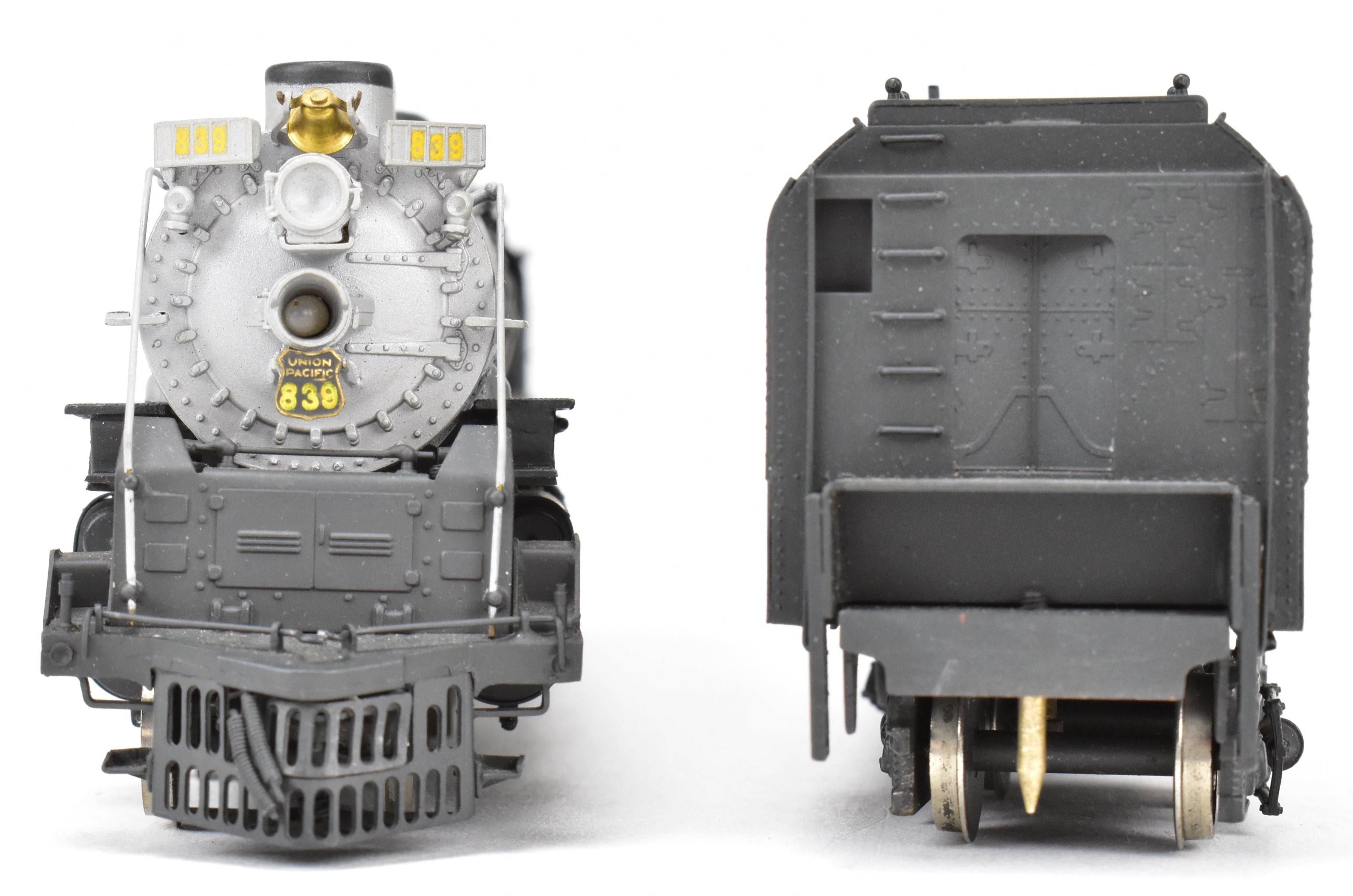 Custom Painted HO Brass Max Gray UP Union Pacific 4-8-4 FEF-3 Northern No. 839