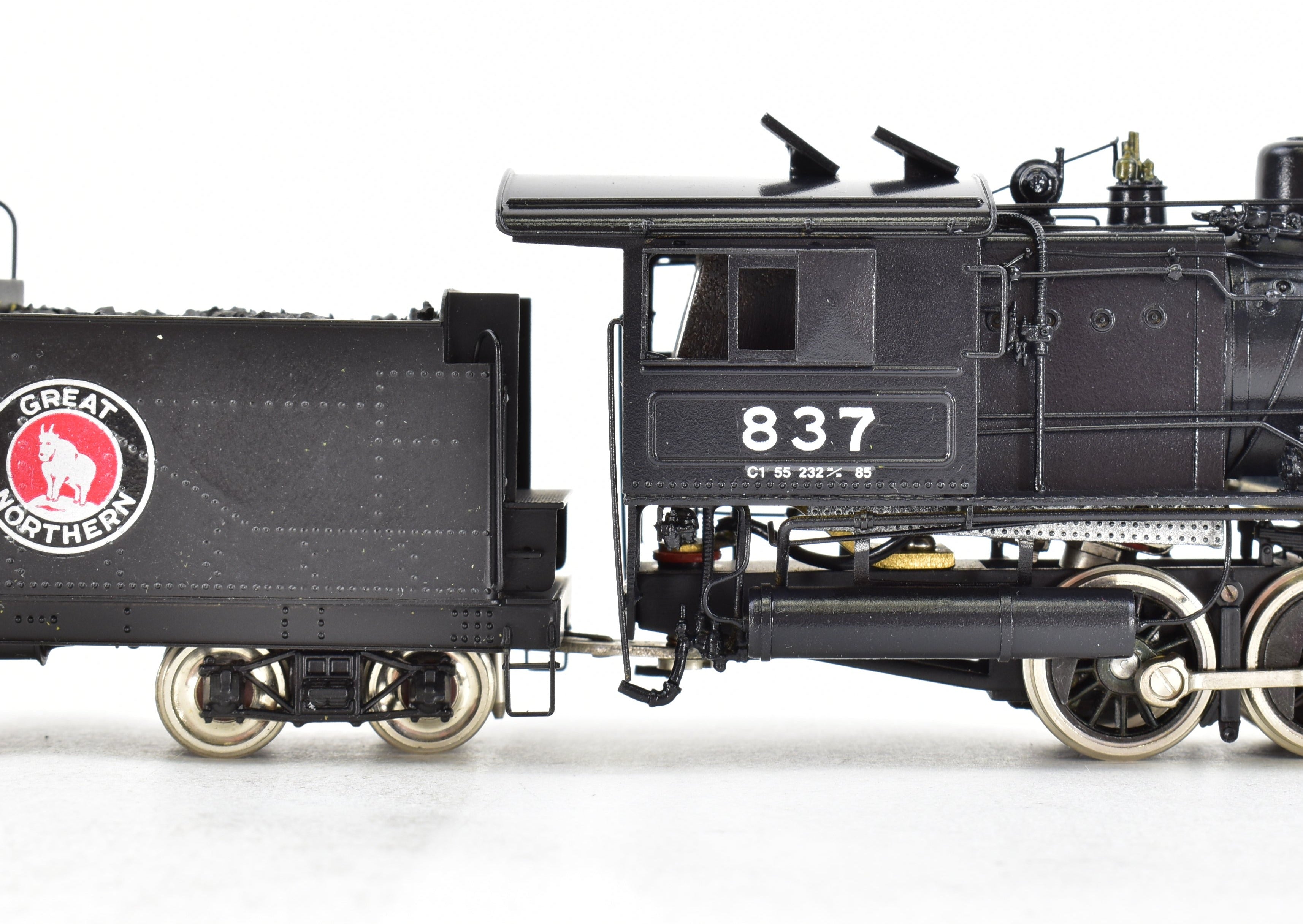 1971 Custom Painted HO Brass PFM Tenshodo Great Northern 0-8-0 Class C-1 Model