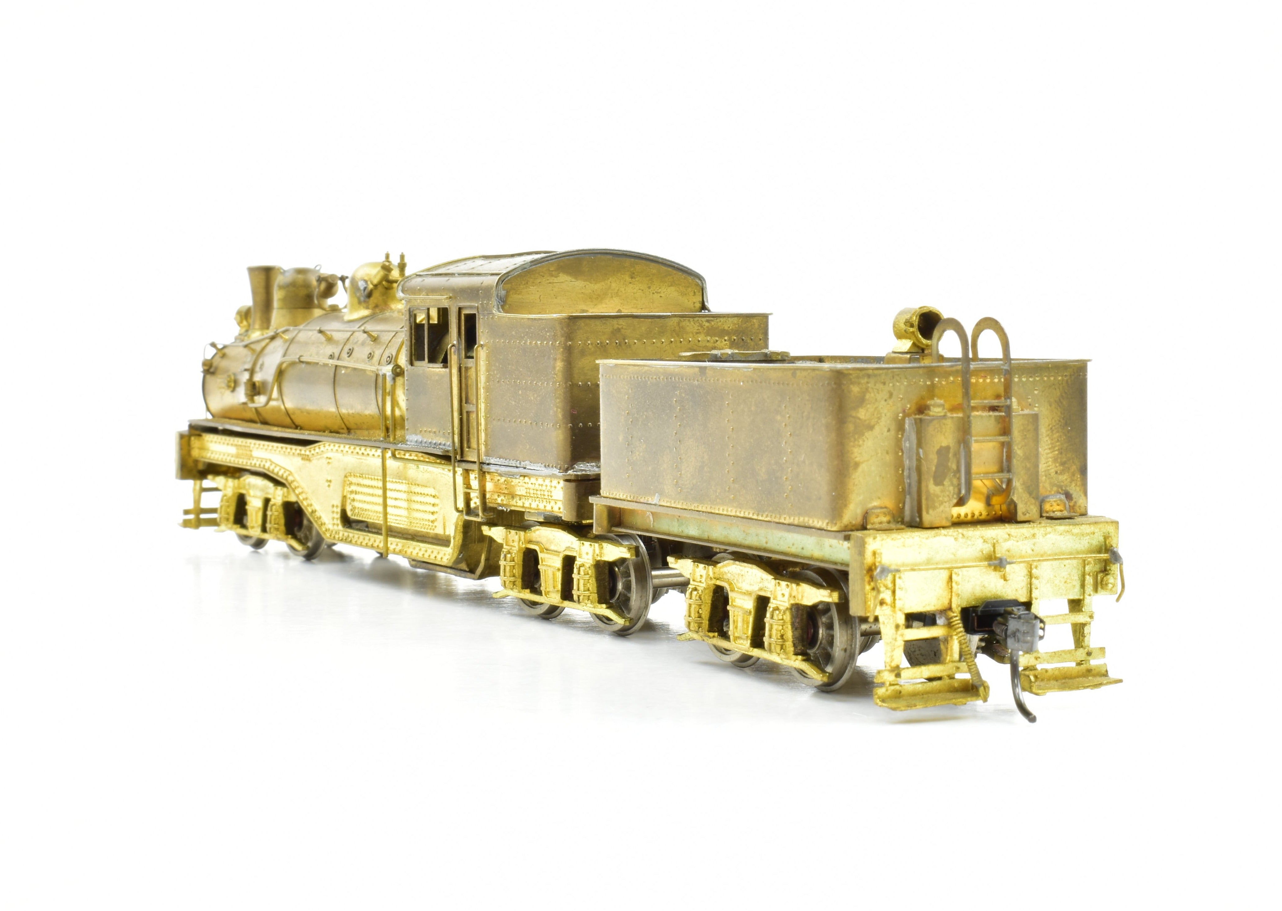 HO Scale Brass Max Gray Western Maryland 3 - Truck Shay Model in Gray