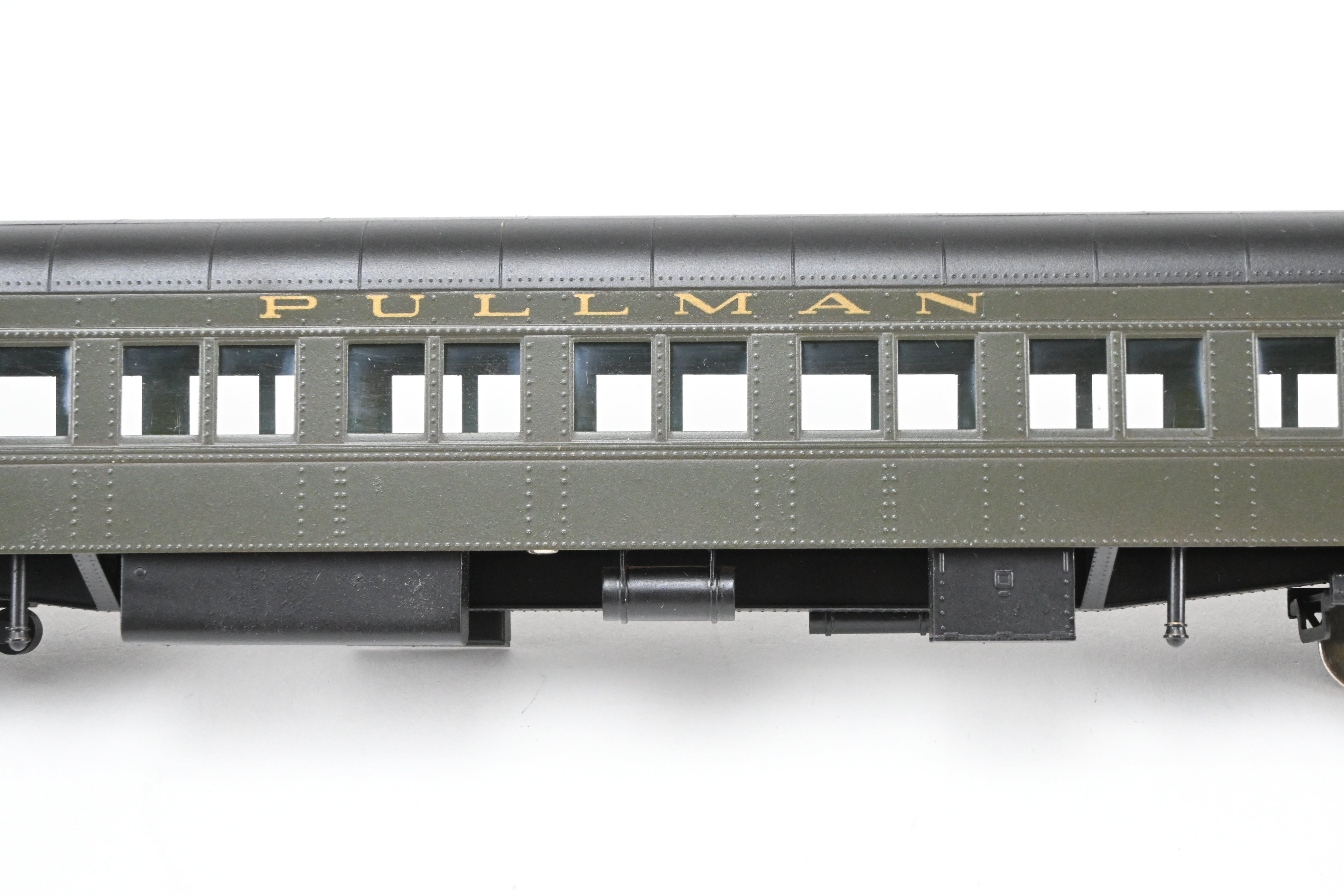HO Scale Brass Model of Soho Pullman Riverdale 16 - Section Heavy - Weight Sleeper for Denver & Rio Grande Western Railroad, Numbered #4000