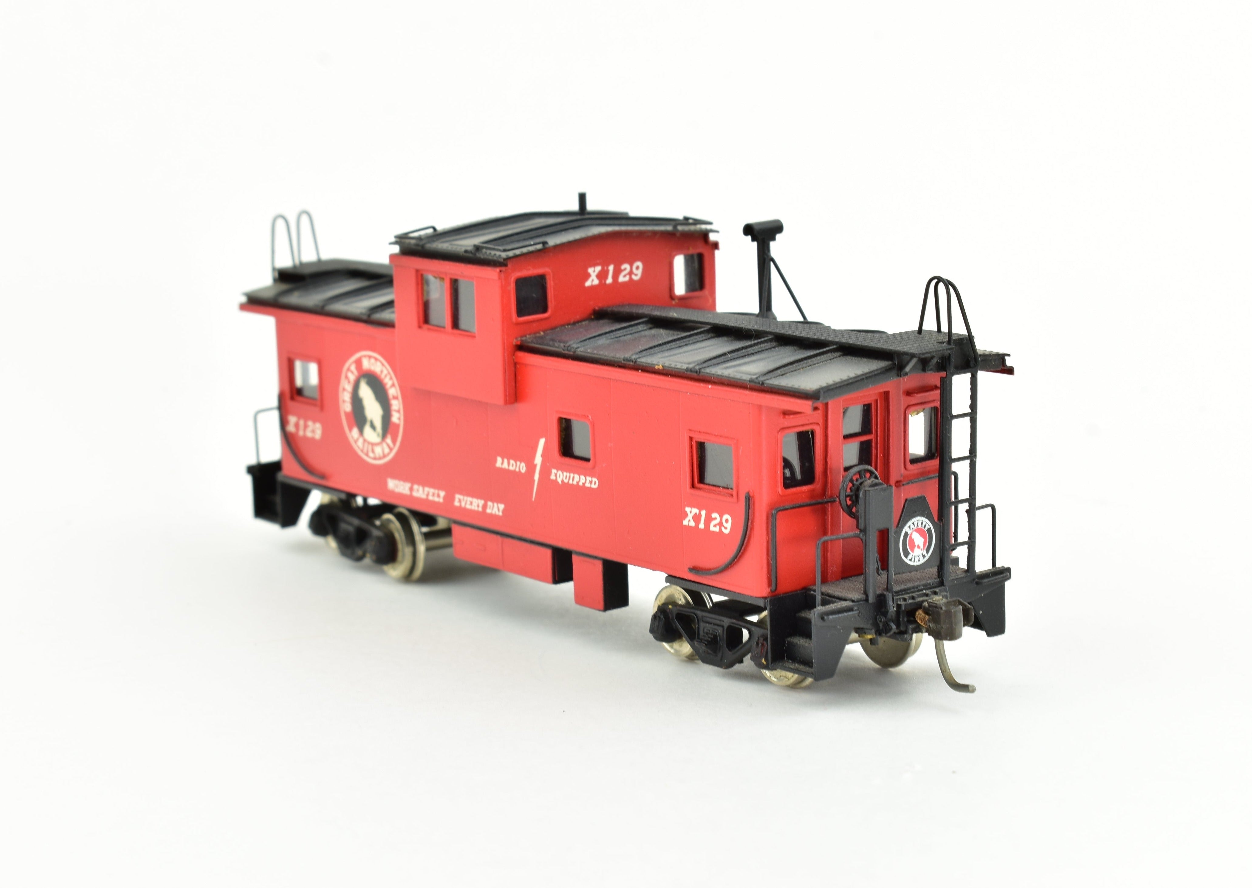 HO Scale Brass PFM Fujiyama Great Northern Big Sky Steel Caboose CP Model