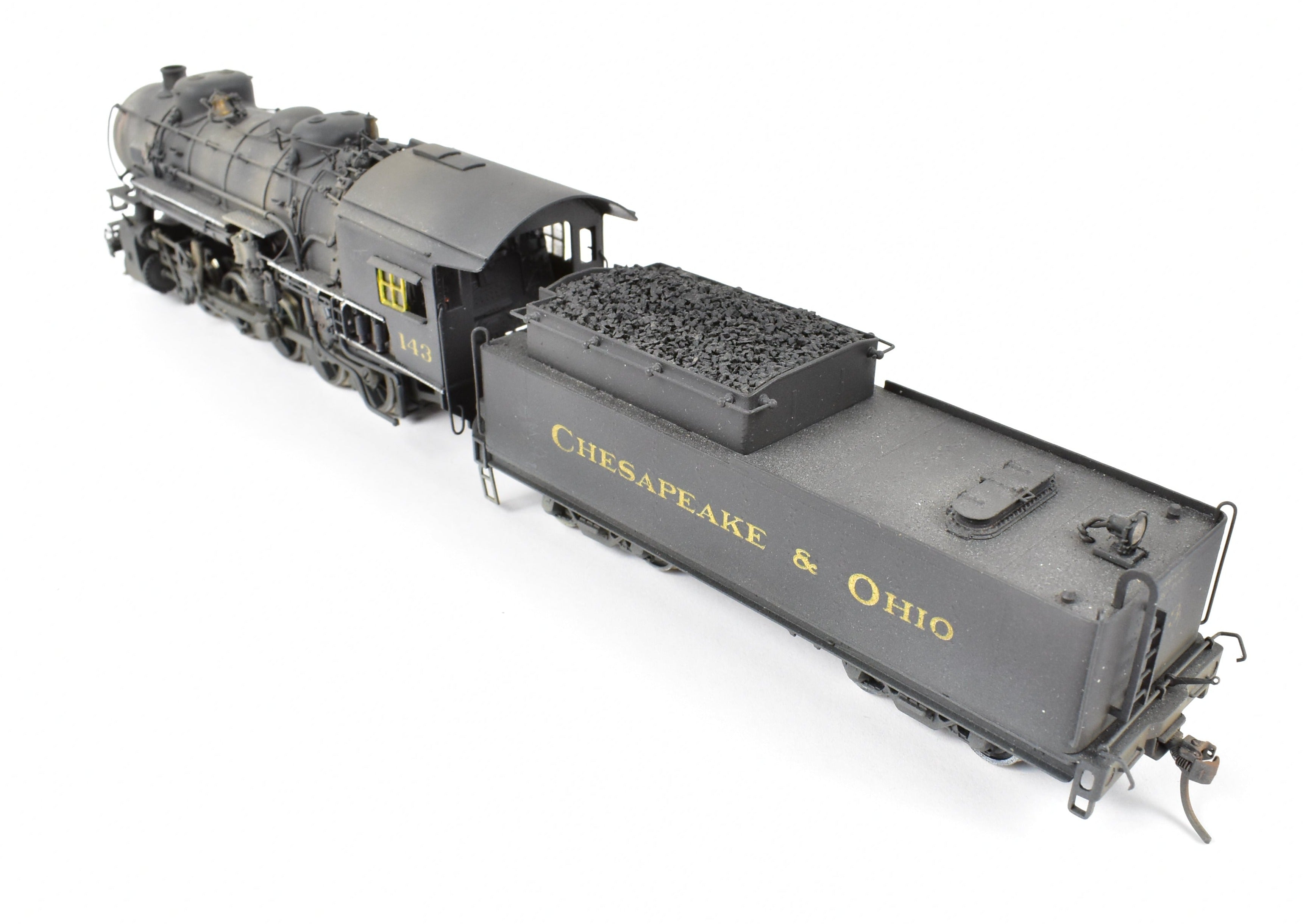 Custom Painted HO Brass NJ C&O Class C-12 0-10-0 Switcher with DCC Sound