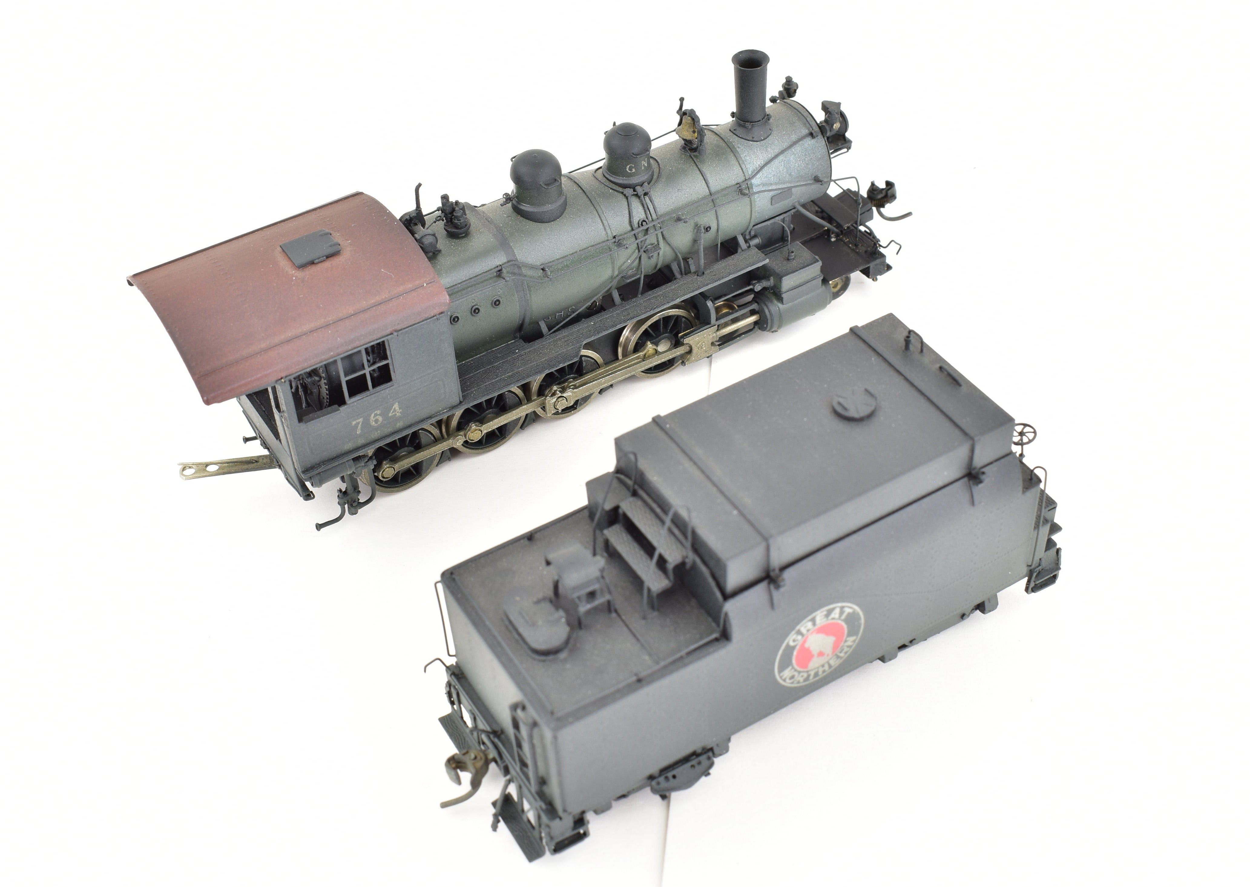 Custom Painted HO Brass Samhongsa Great Northern G - 3 Class 4 - 8 - 0 Mastodon PFM