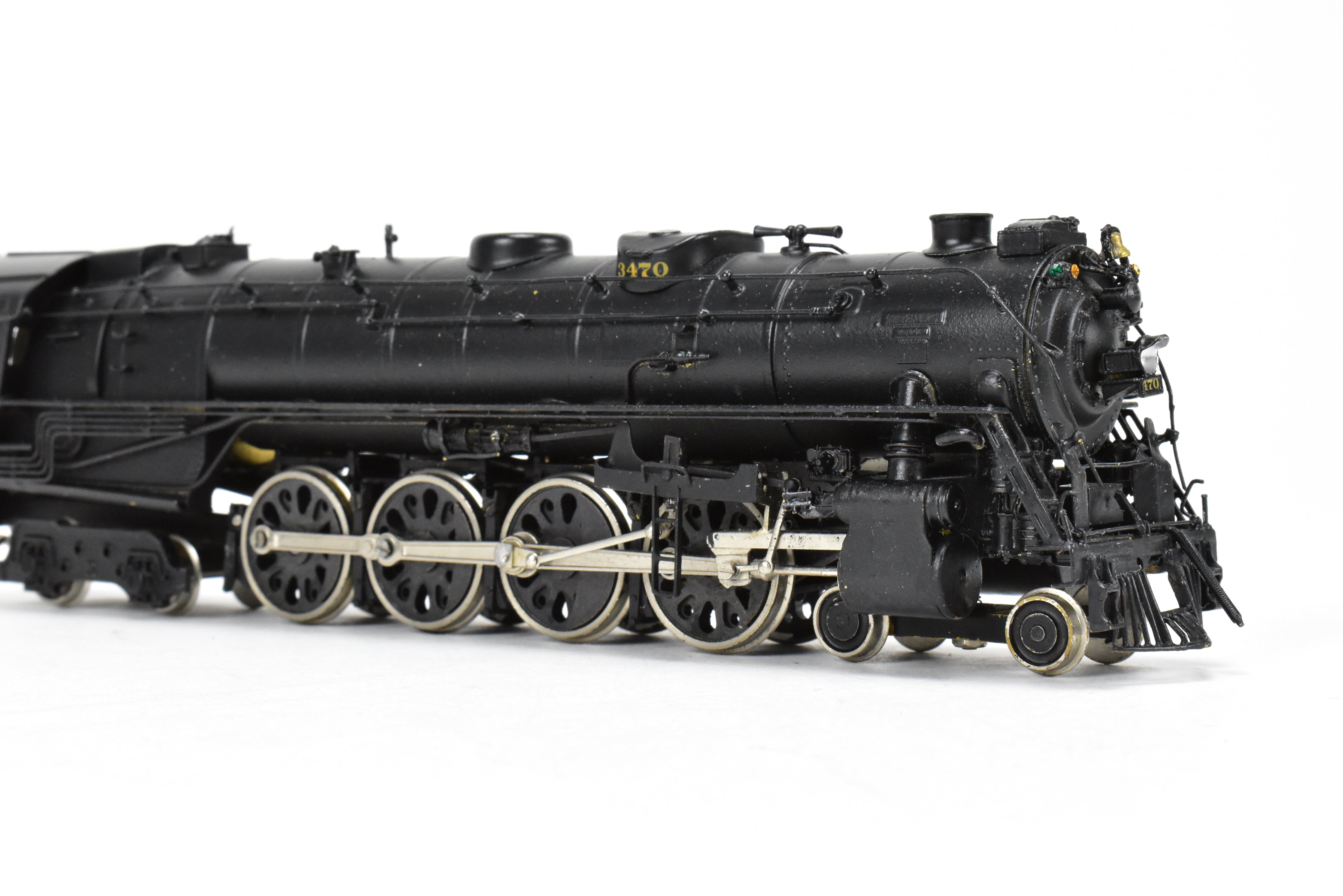 HO Scale Brass Nickel - Plated Model Train: DL&W - Lackawanna Class Q - 4a 4 - 8 - 4 Modern Pocono, Representing Norfolk & Western #3470