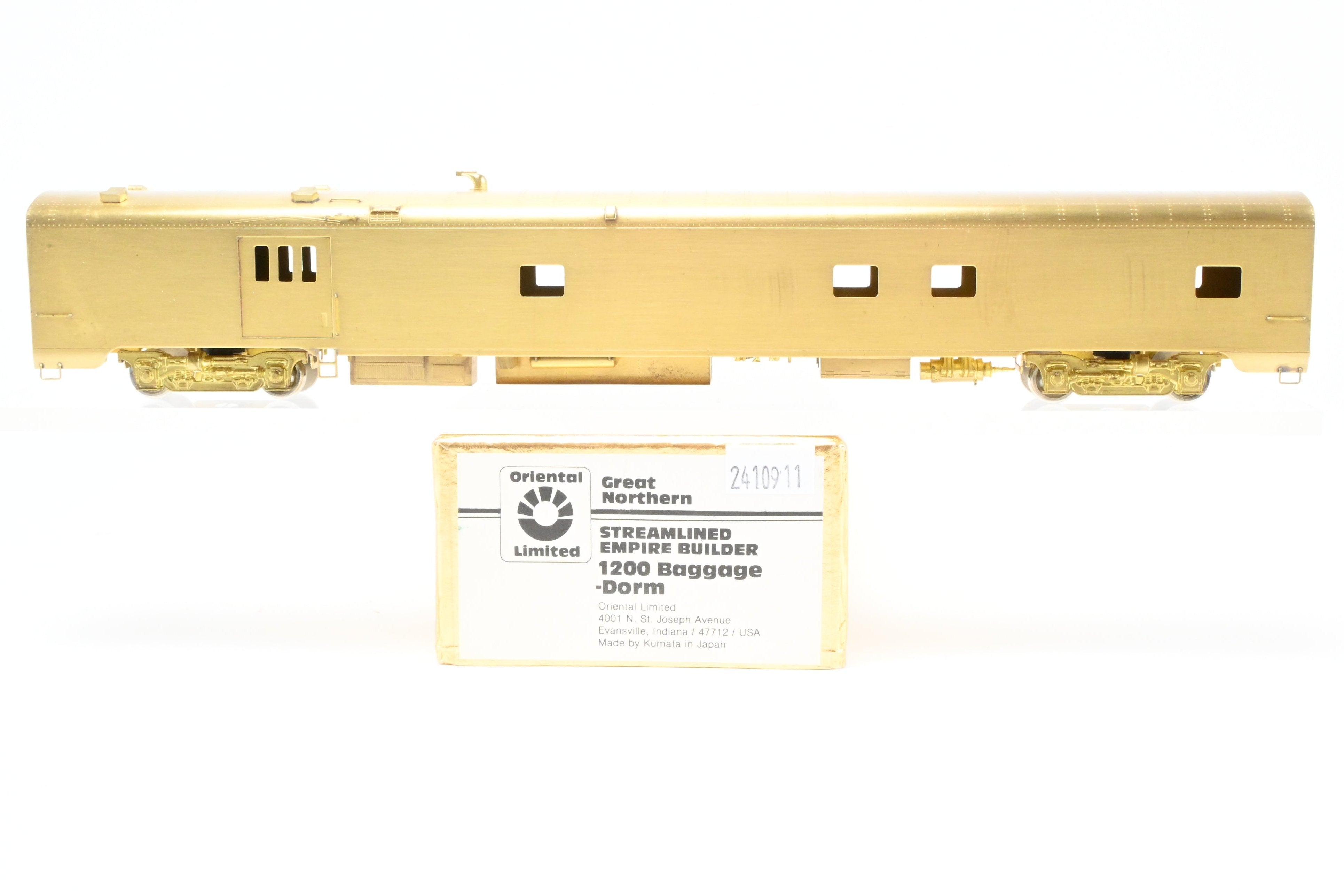 HO Brass Oriental GN - Great Northern Streamlined Empire Builder 1200 Baggage Dorm Model