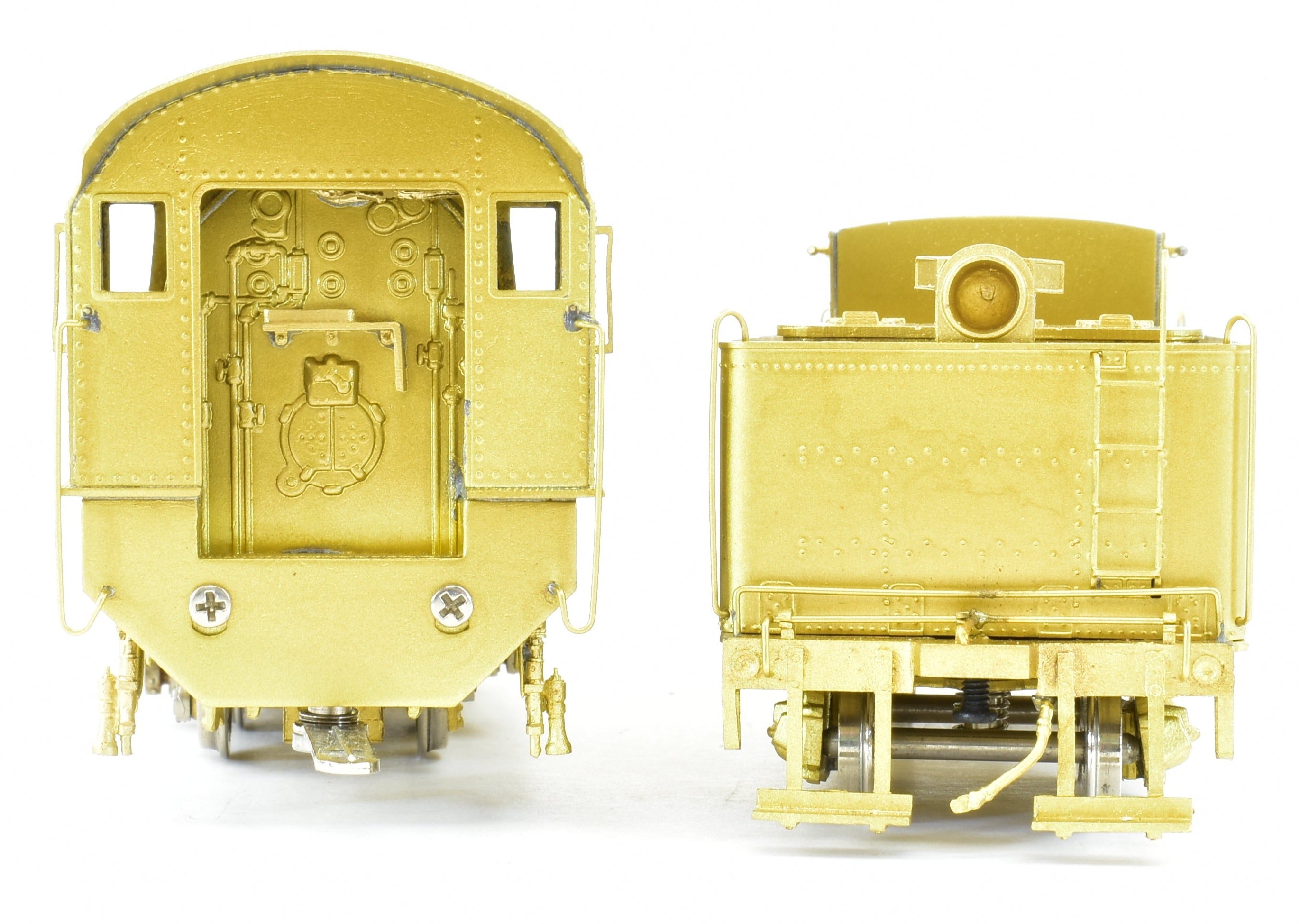 HO Scale Brass Oriental Limited Model of USRA - United States Railway Administration 0-8-0 Locomotive in Burlington Route (CB&Q) Version