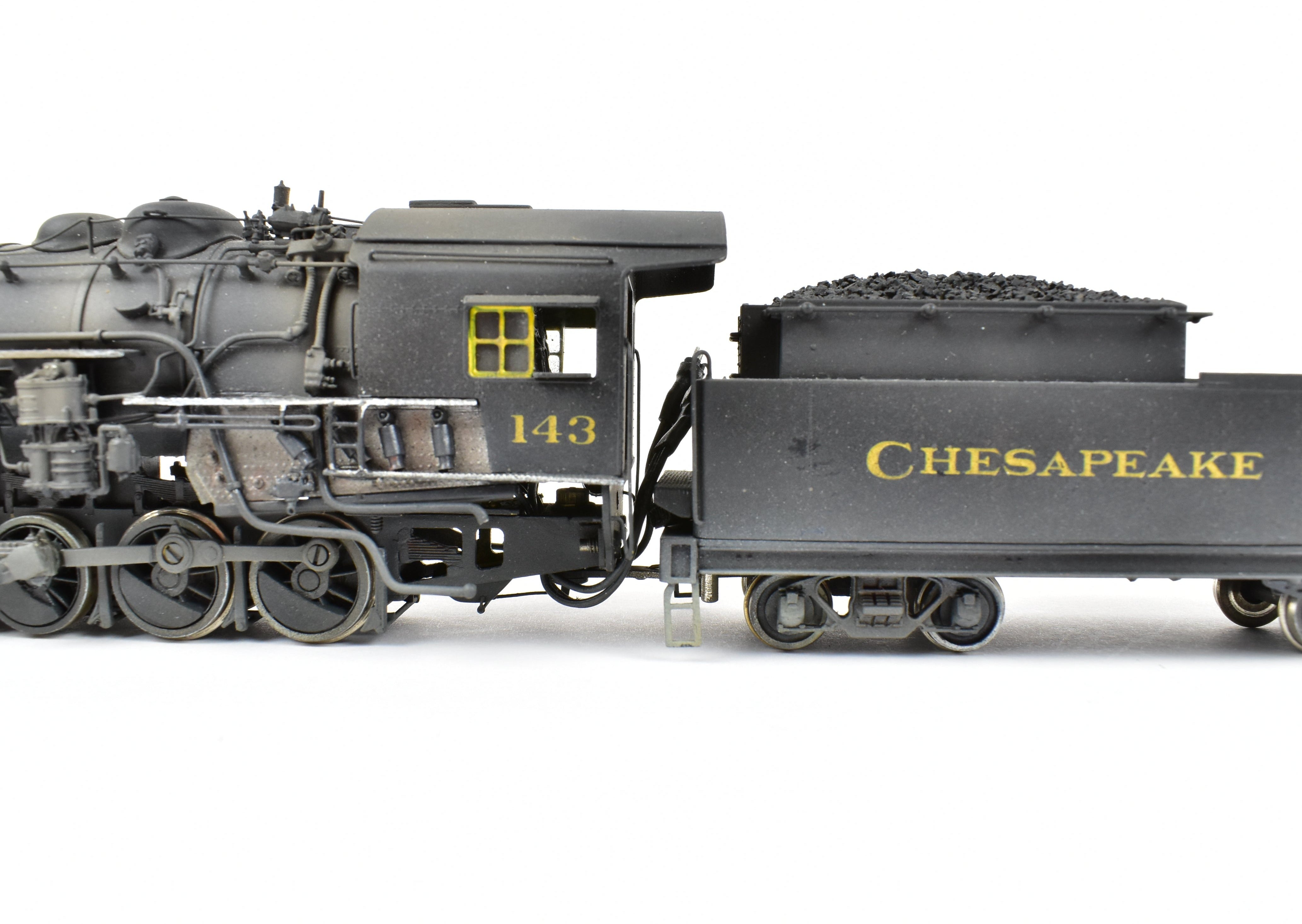 Custom Painted HO Brass NJ C&O Class C-12 0-10-0 Switcher with DCC Sound