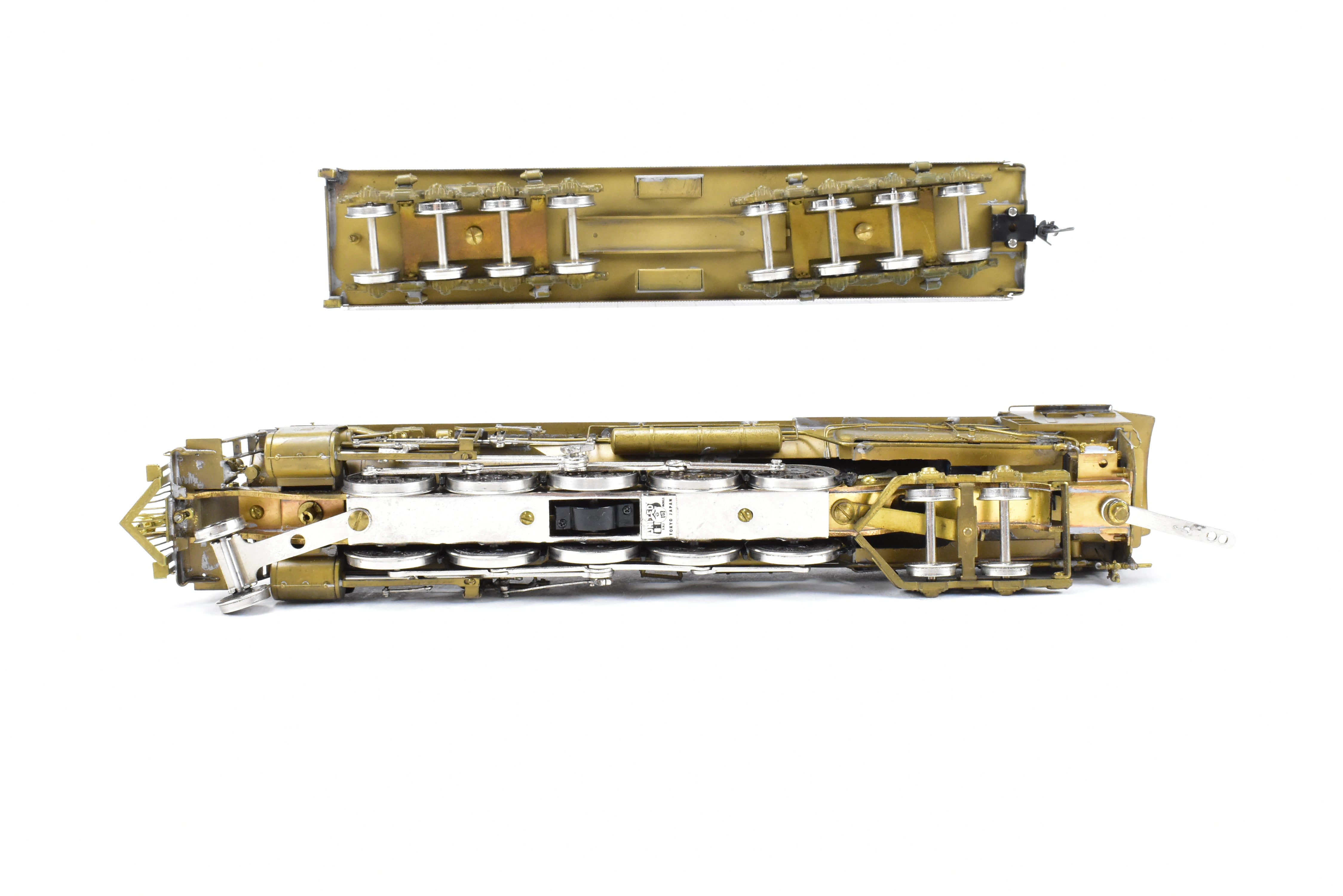 HO Scale Brass PFM - United ATSF - Santa Fe 2-10-4 Locomotive with Can Motor and Gearbox Conversion