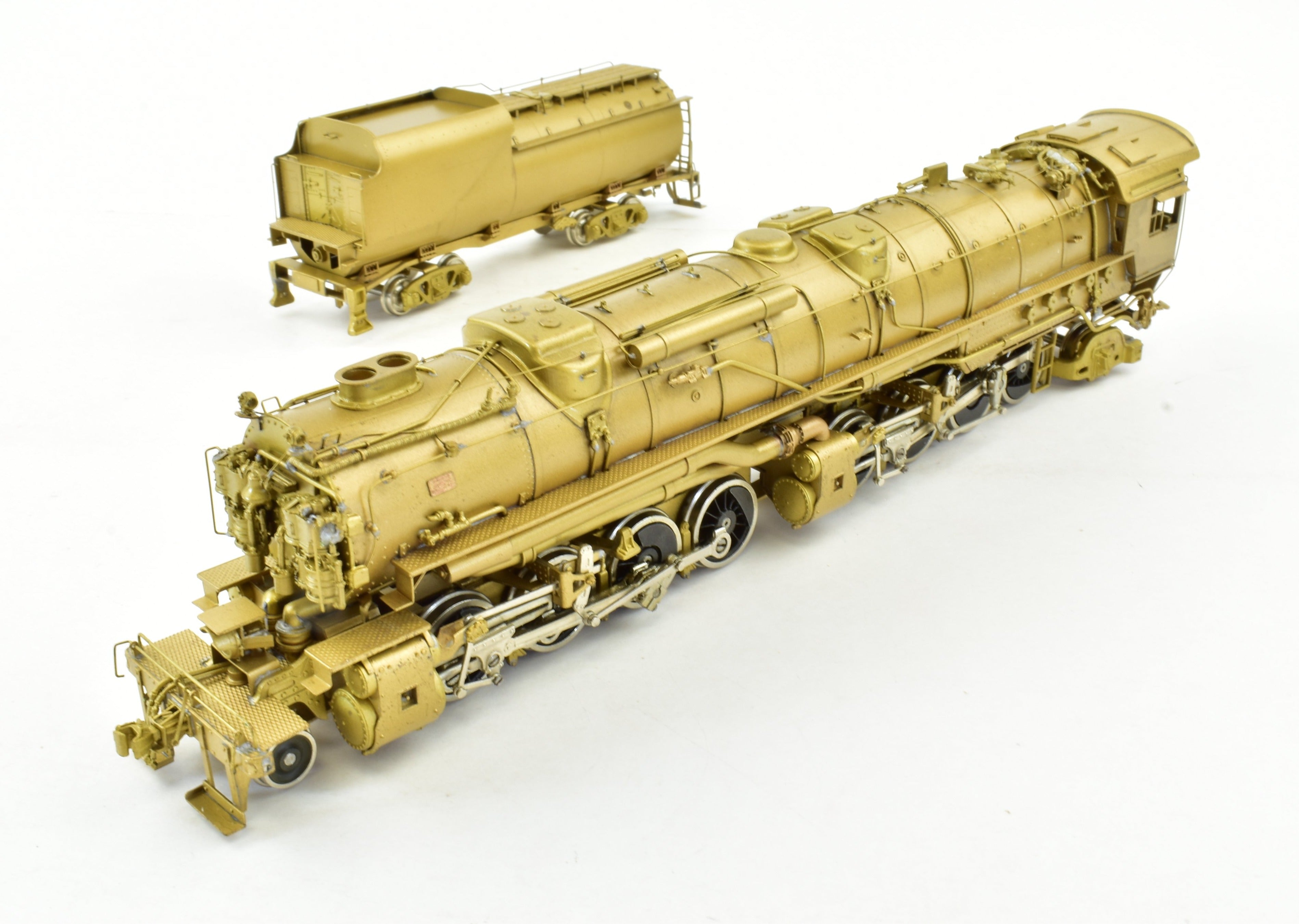 HO Scale Custom Brass Model Train - Richmond Fredericksburg & Potomac 2-8-8-2 Royale Series (Ex C&O H7) by NJ Custom Brass