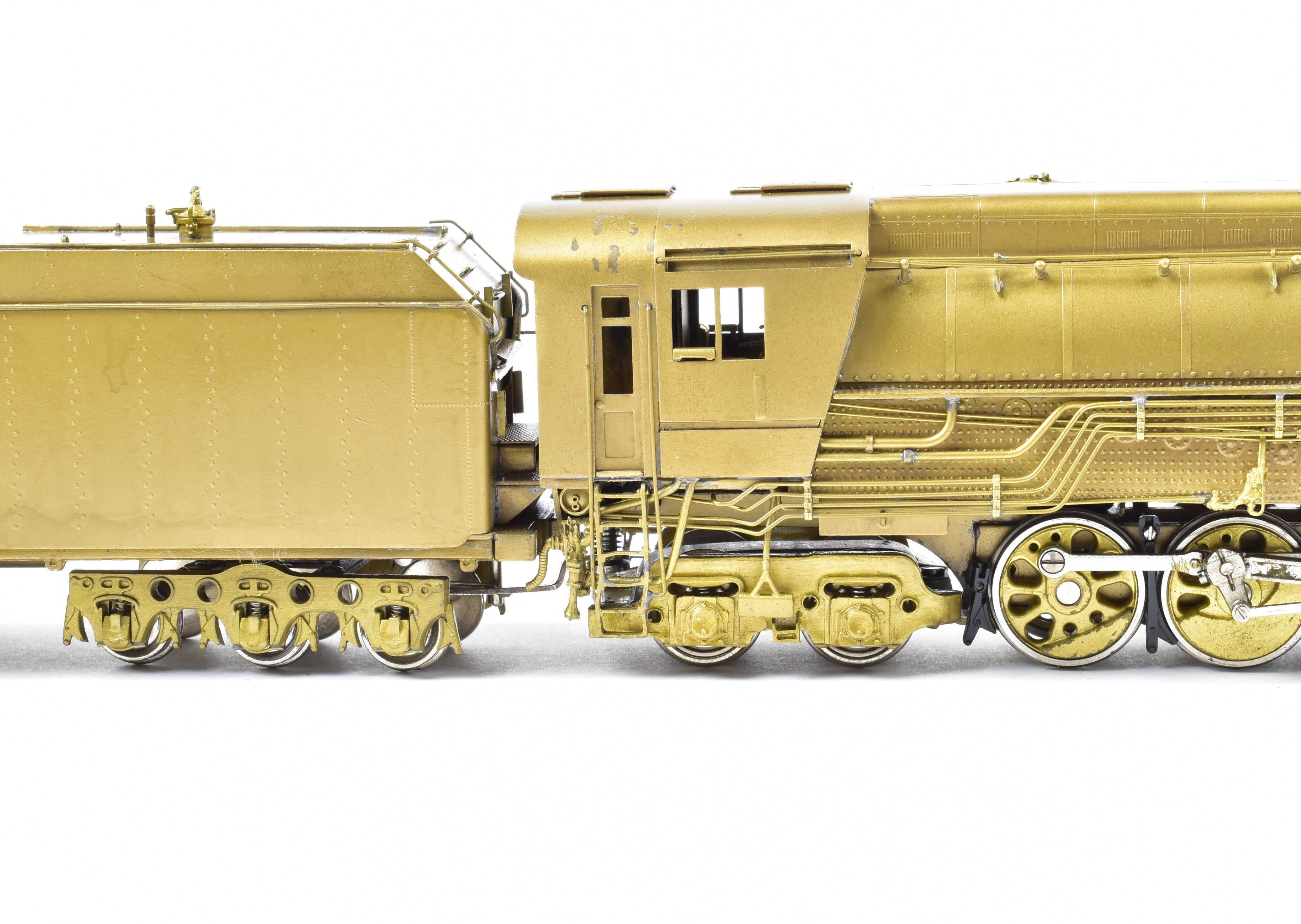 HO Scale Brass Model Train - Sunset Models' Southern Pacific AC - 9 2 - 8 - 8 - 4 Yellowstone in Yellow Color
