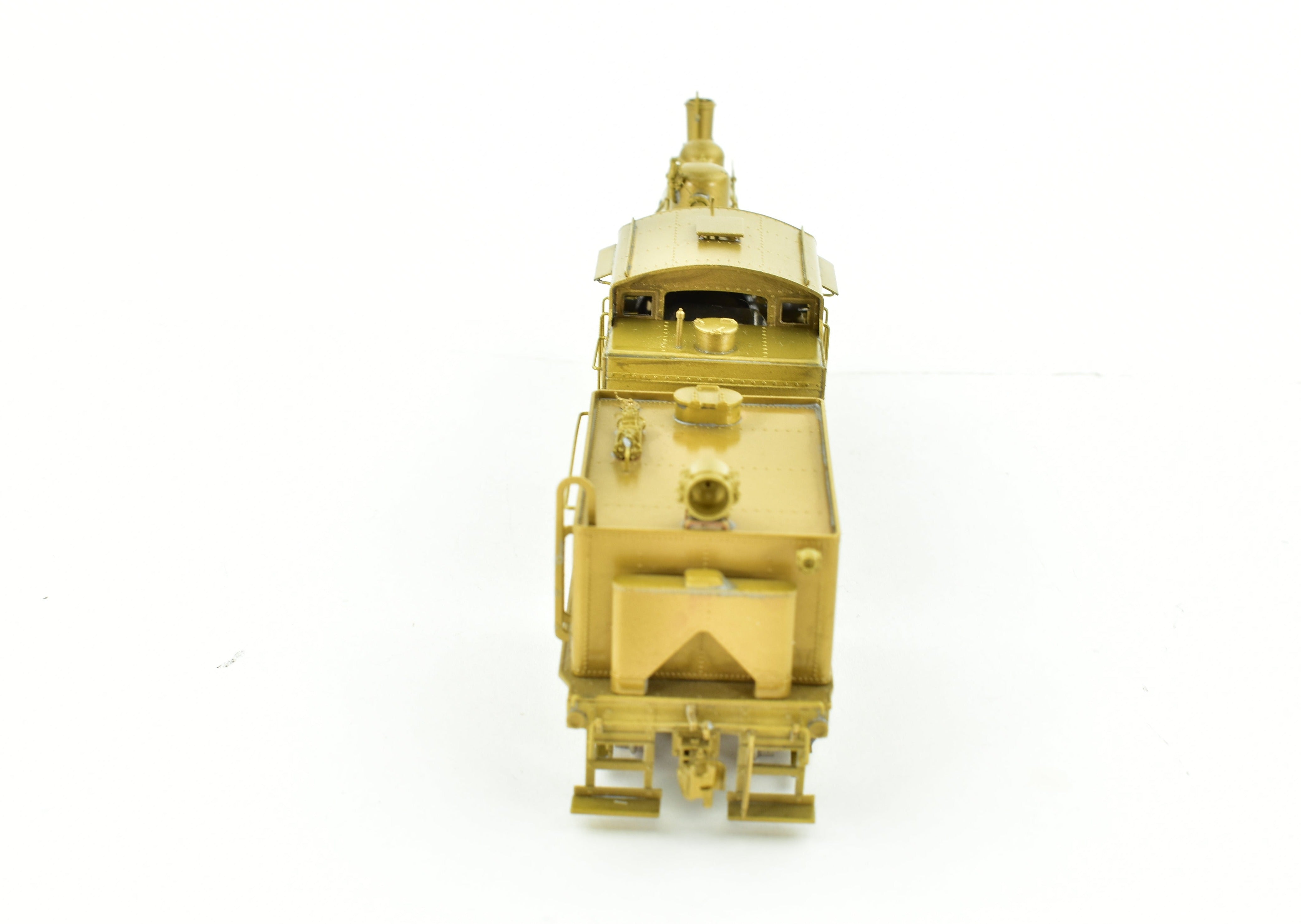 High - Quality HO Scale Brass PFM - United Geared Locomotive Model of the 3 - Truck Willamette Coos Bay Lumber Co.