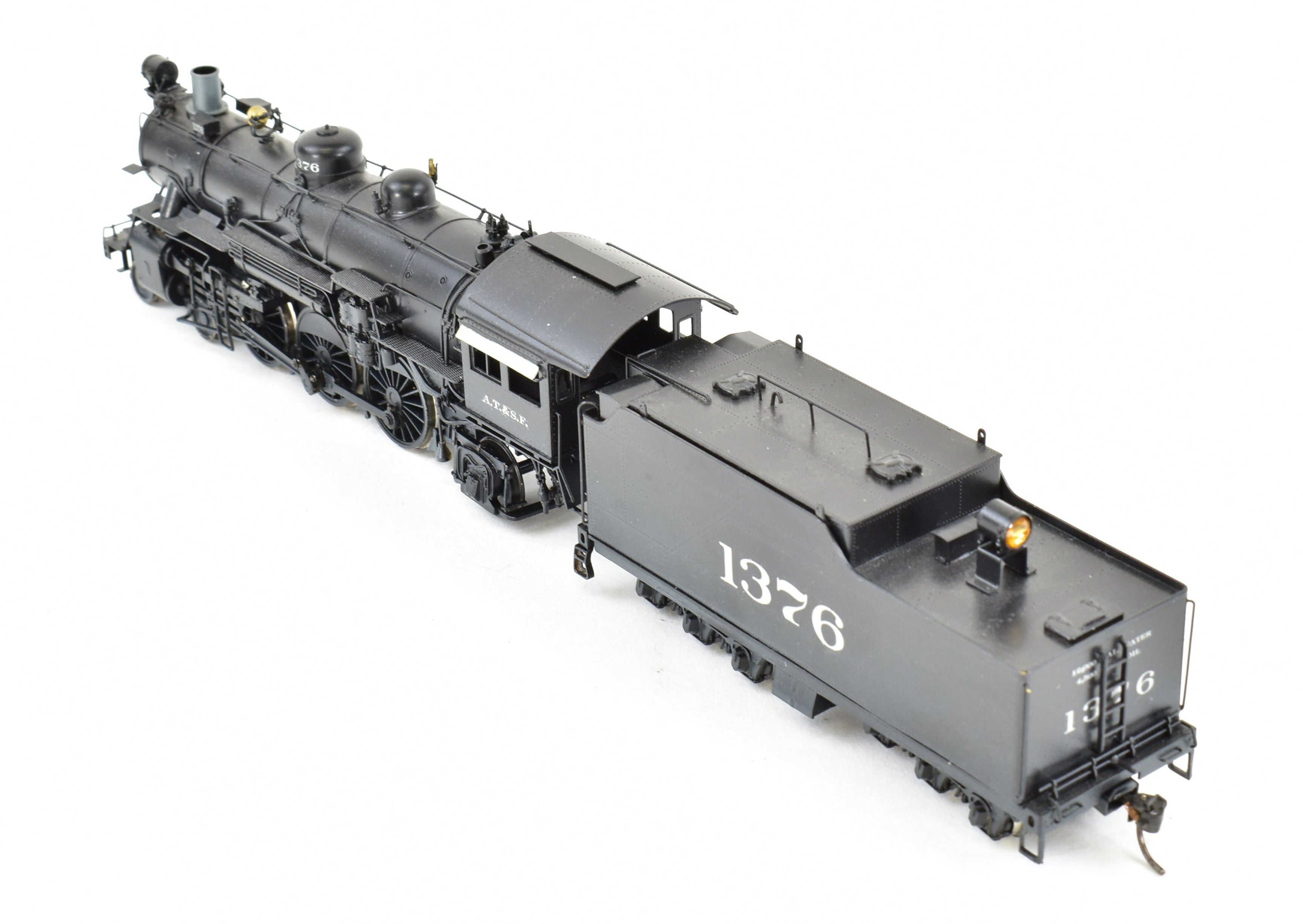 Hallmark HO Scale Brass Pacific Fast Mail Model Train - Fujiyama ATSF Santa Fe 4-6-2 Class 1337 Custom Painted with Exquisite Details