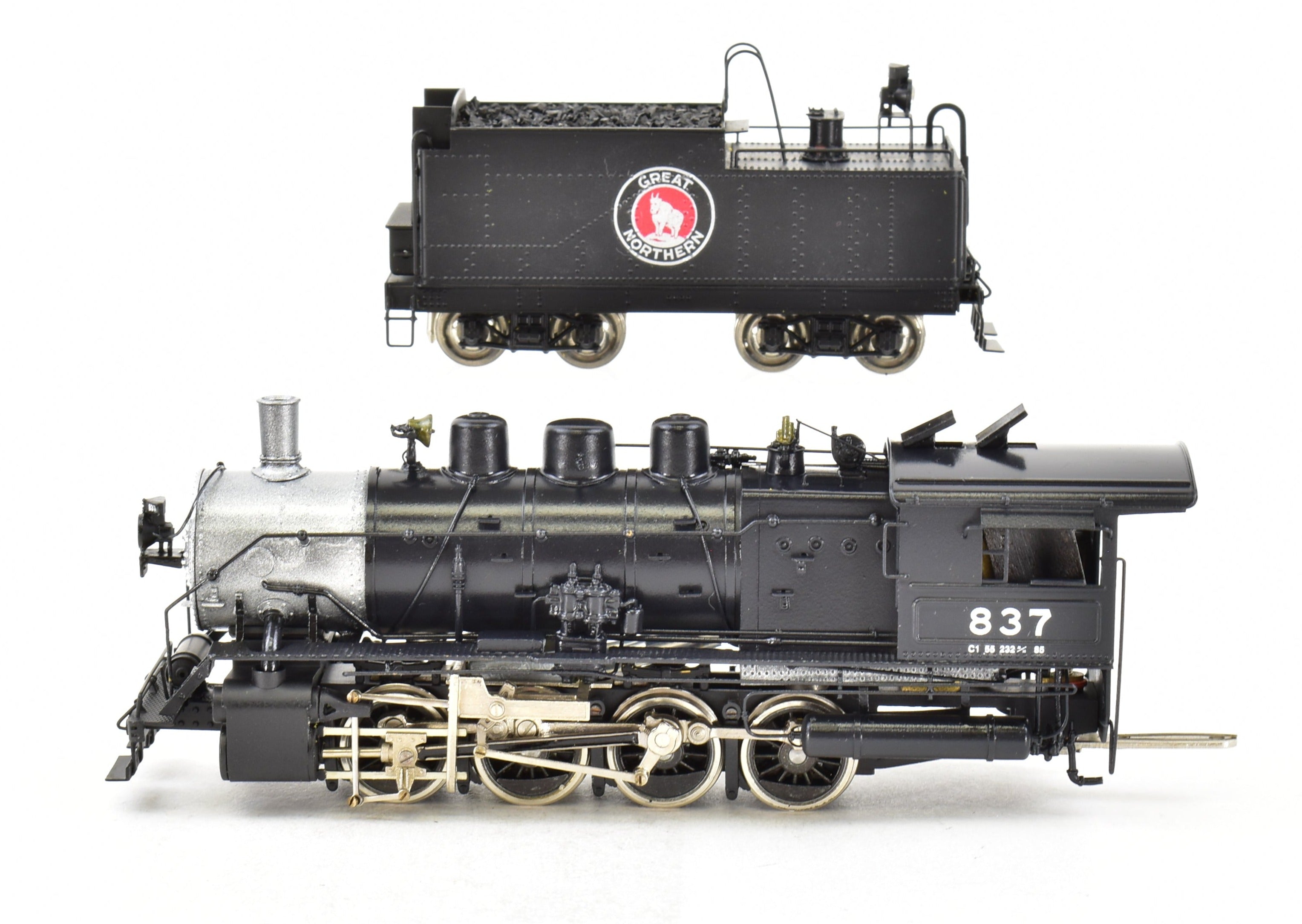 1971 Custom Painted HO Brass PFM Tenshodo Great Northern 0-8-0 Class C-1 Model