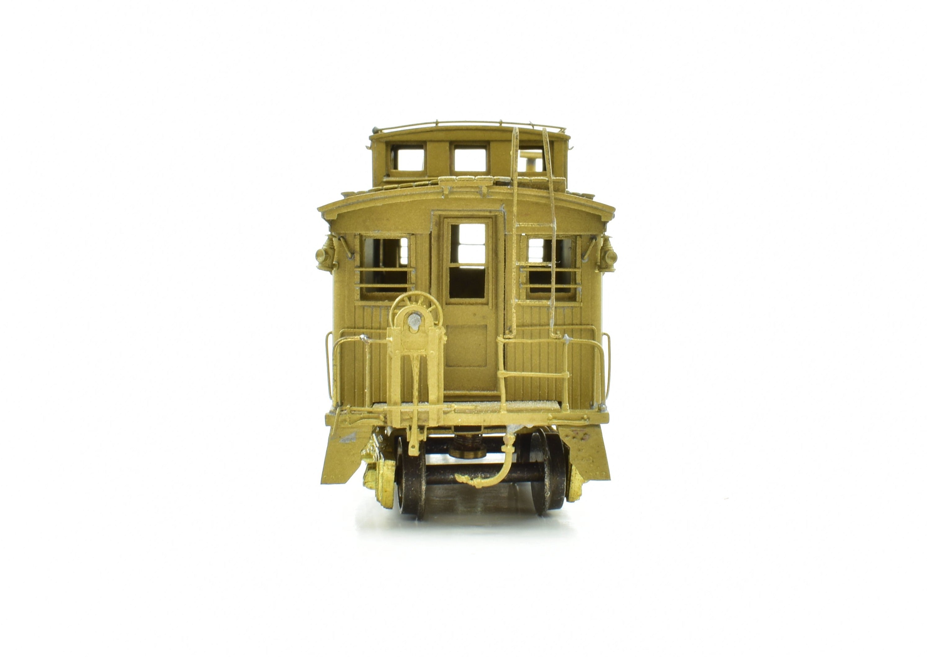 HO Scale Brass PFM SKI Boston & Maine Unpainted Wood Caboose with Spares