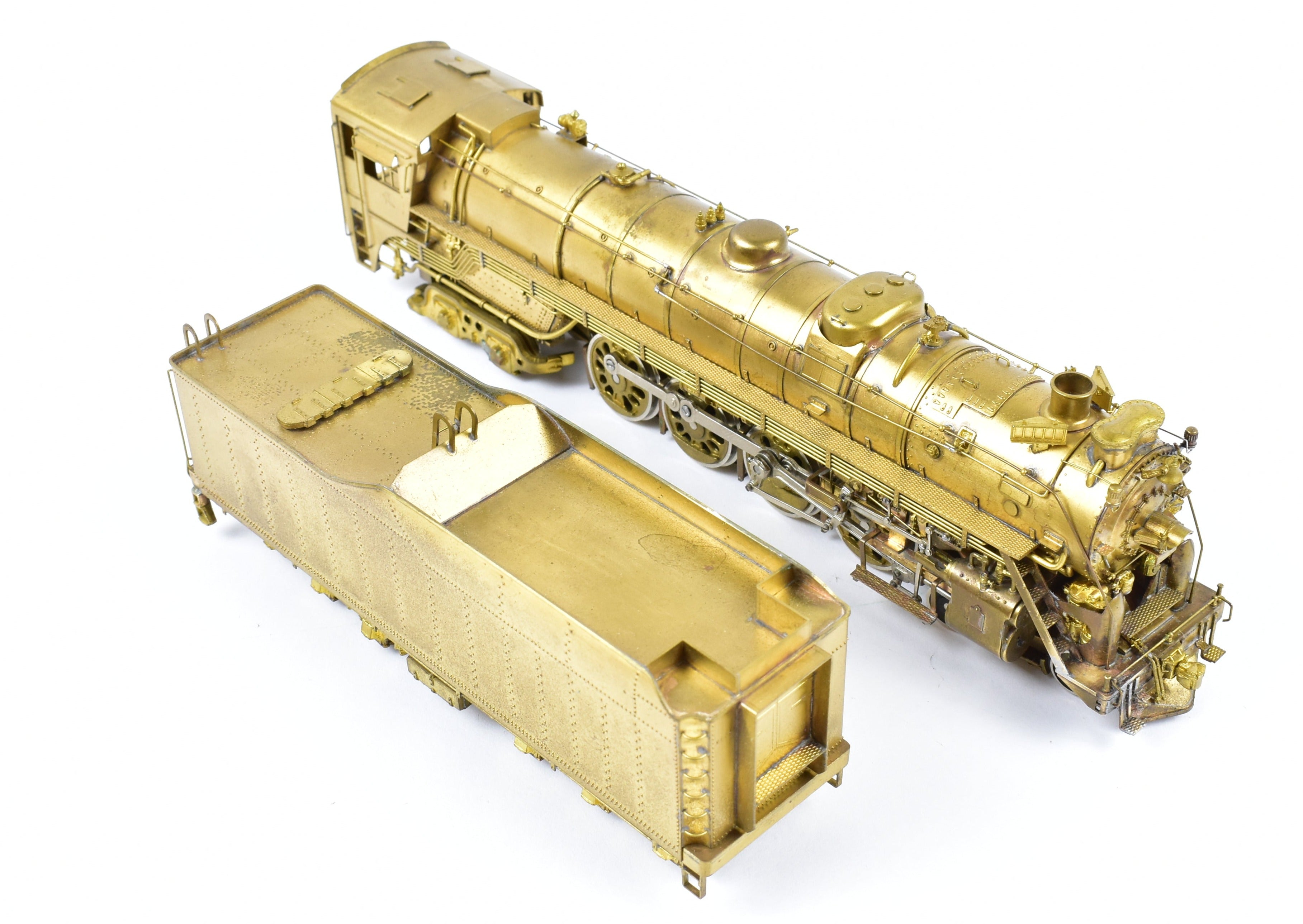 High - Quality HO Scale Brass Pacific Fast Mail Model - Toby's Denver & Rio Grande Western 4 - 8 - 4 Class M - 68 Steam Locomotive in ReBoxx Packaging
