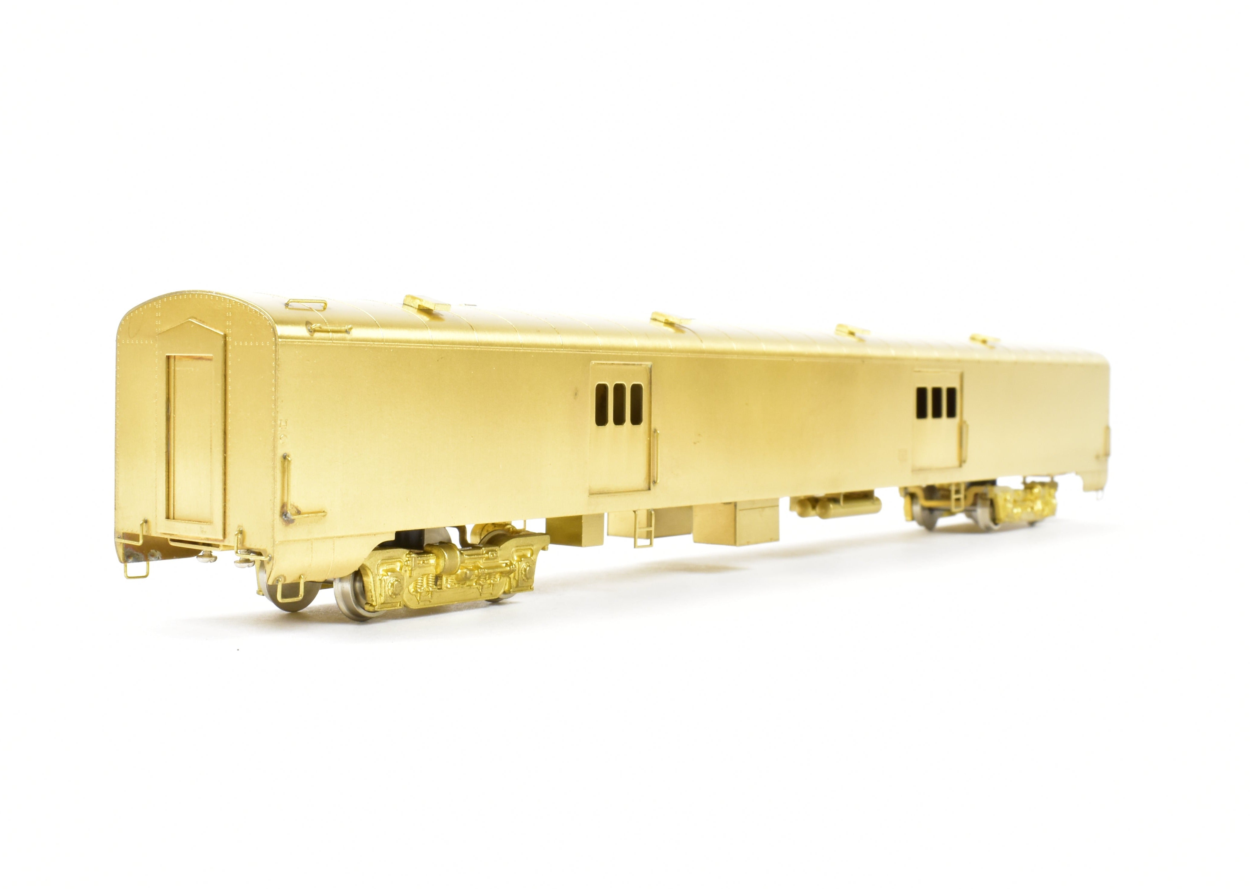 HO Brass Oriental Limited NP North Coast Water Baggage Car, No Skirts, Excellent Cond