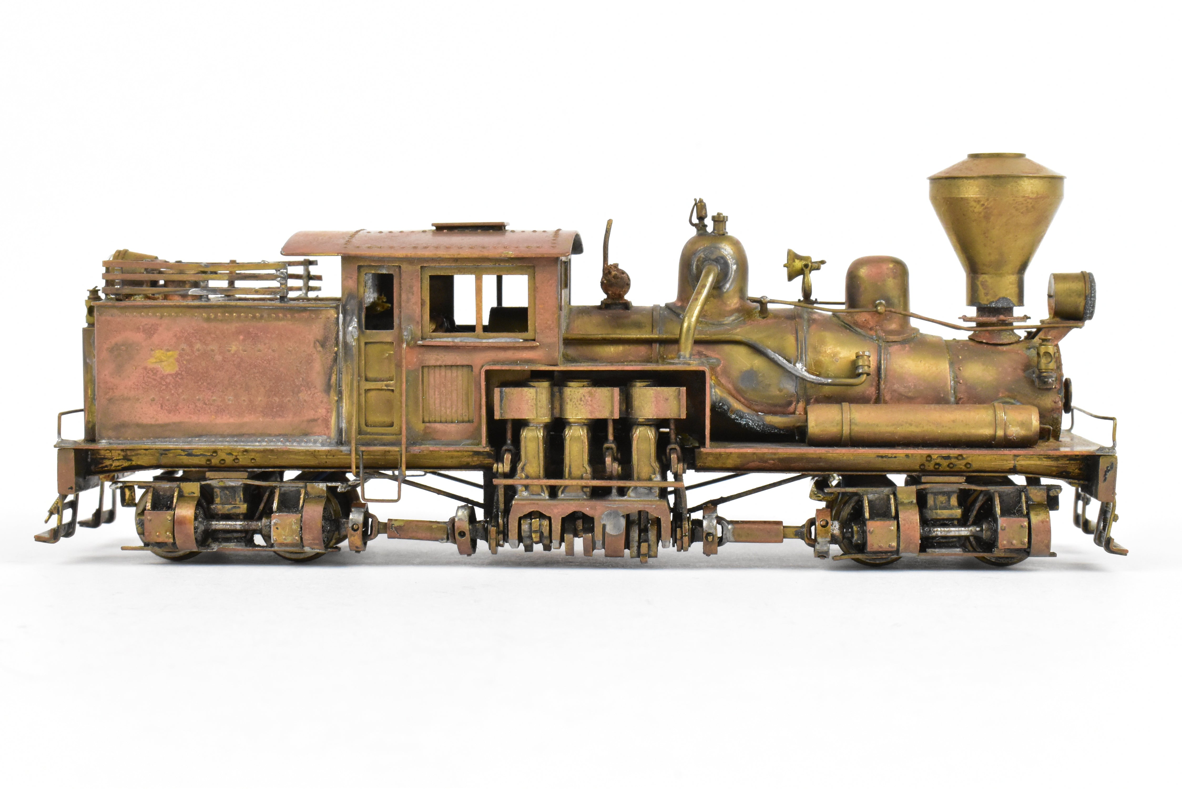 1955 HO Brass PFM - United 2-Truck Class B Shay Geared Locomotive in REBOXX