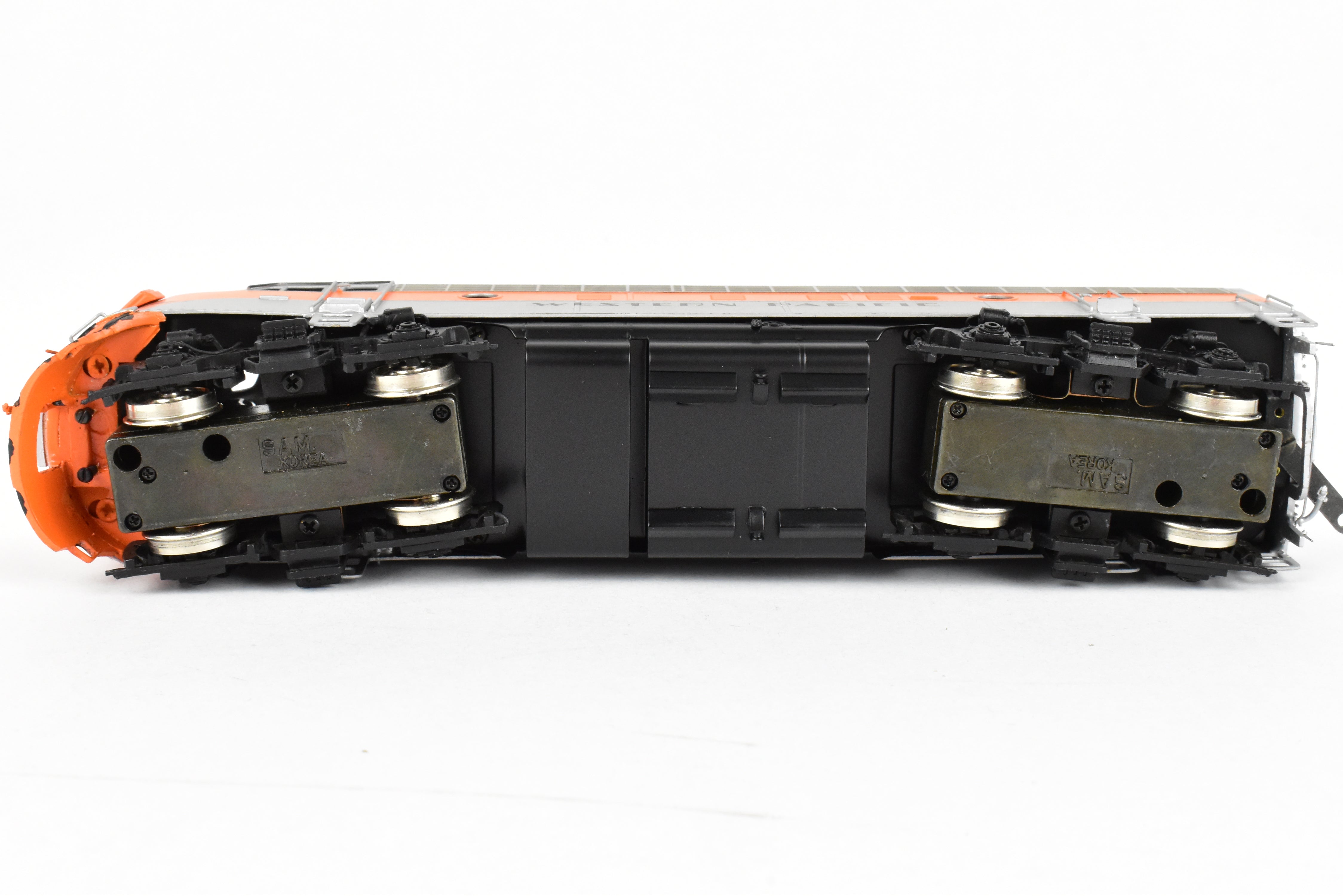 HO Brass Oriental Limited WP Western Pacific EMD F7 A/B/B/A Set, 1500 HP Each, Factory Painted Freight