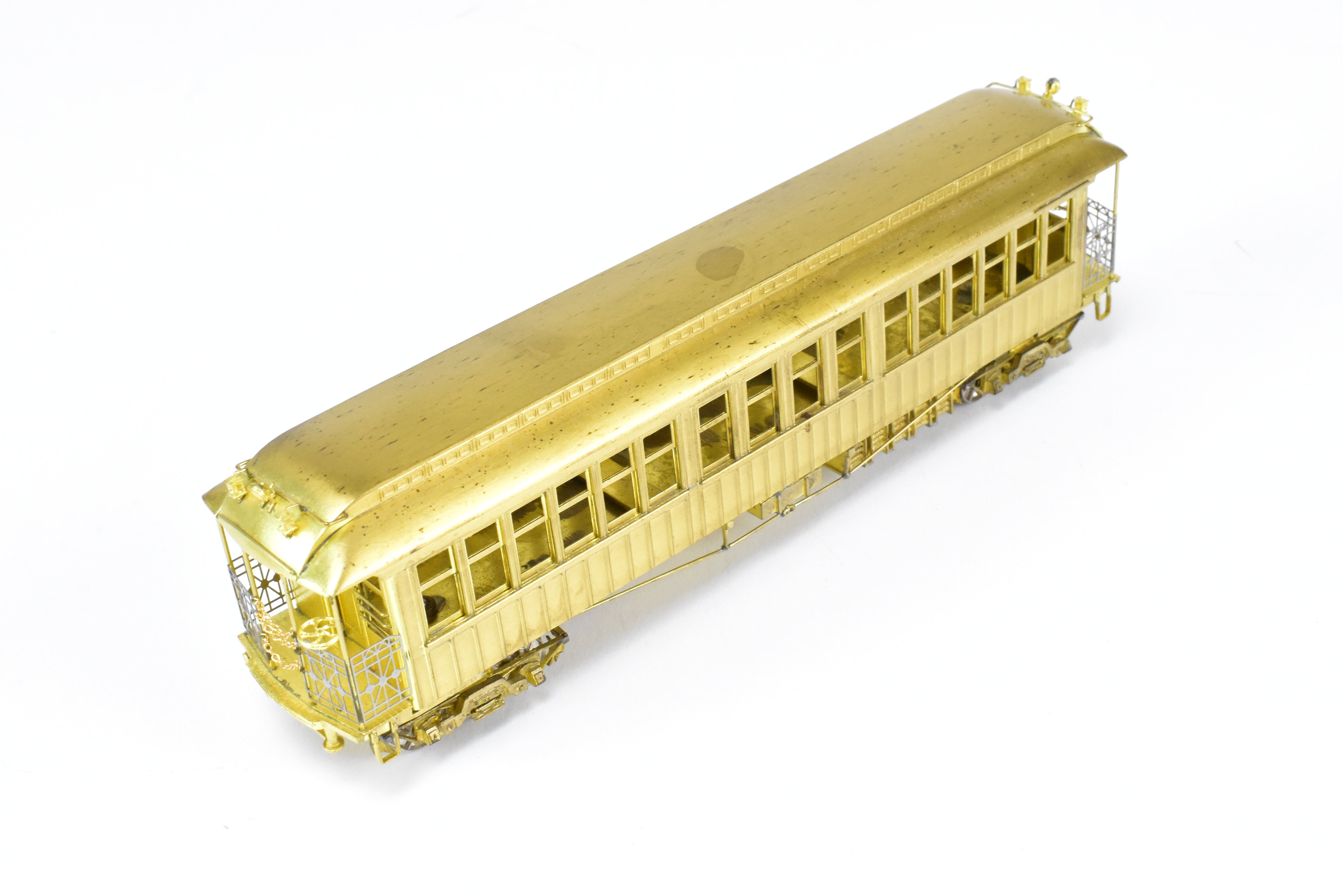 HO Scale Brass Model Train Set by MTS Imports - Manhattan Elevated Railway and Chicago & South Side Rapid Transit Elevated 2 Car Set