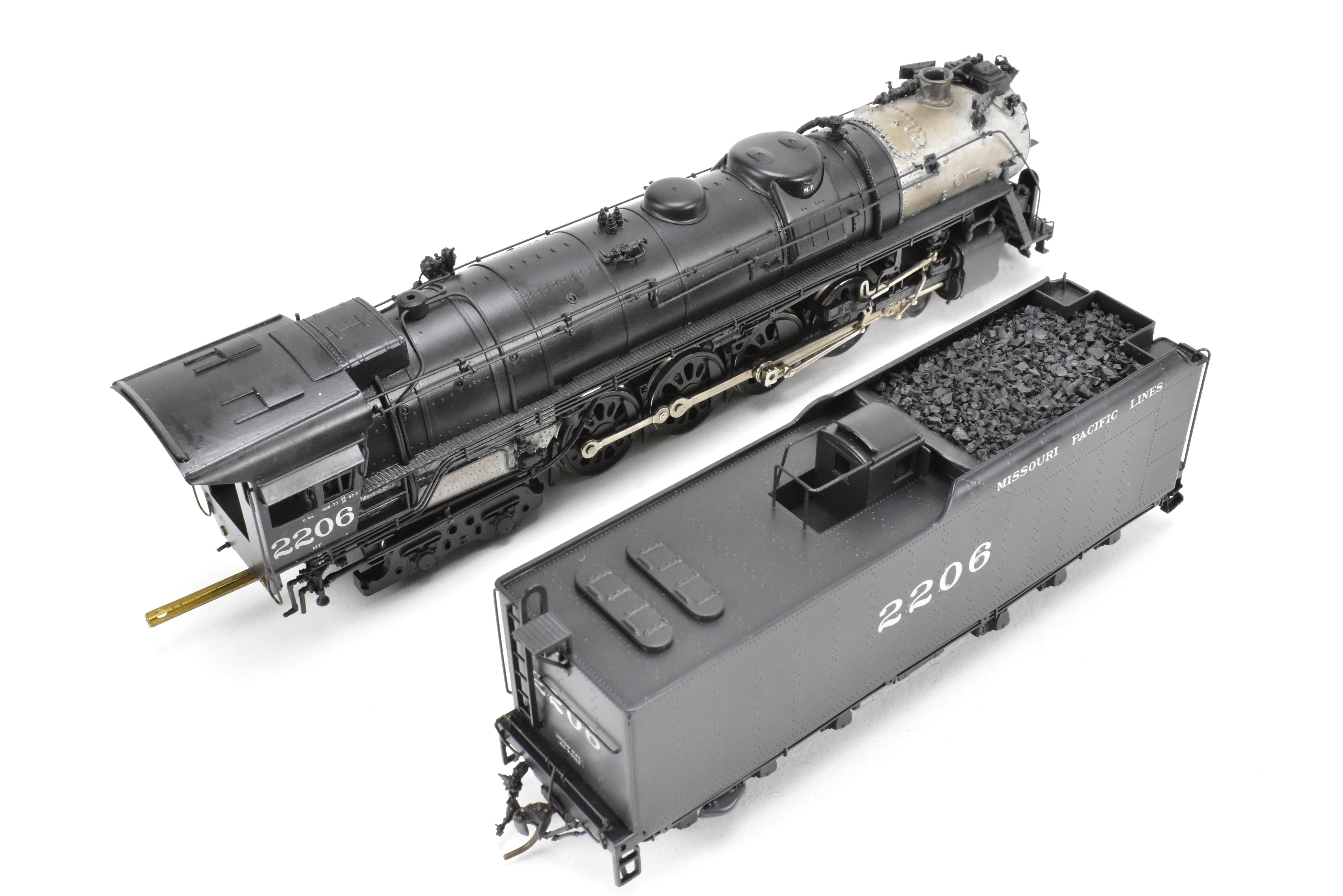 HO Brass PFM - Fujiyama Missouri Pacific 4-8-4 2200 Class #2206 Custom Painted by Joe G. Collias