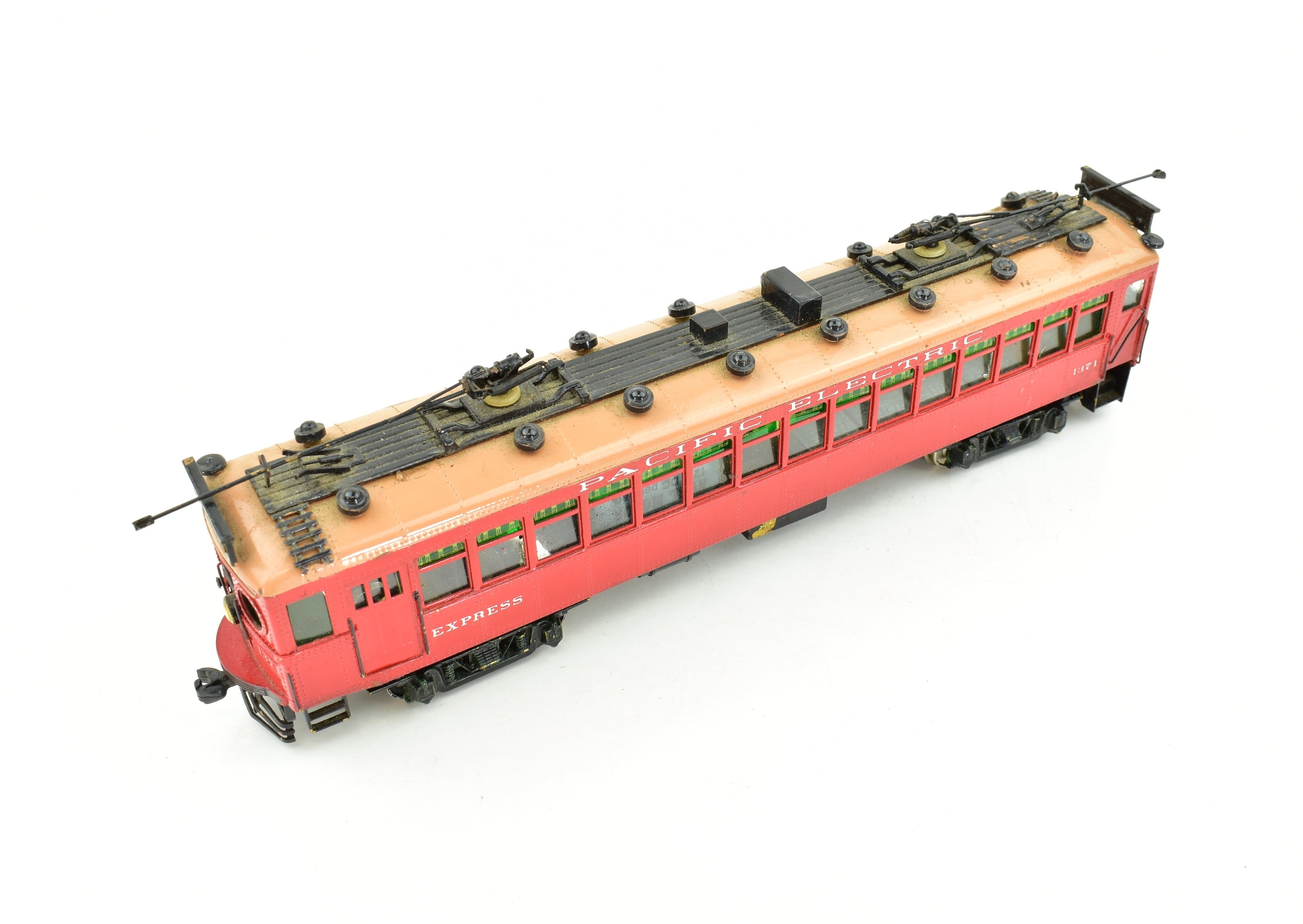 HO Brass Suydam Pacific Electric Portland Combine with Painted Can Motor - Sold As Is