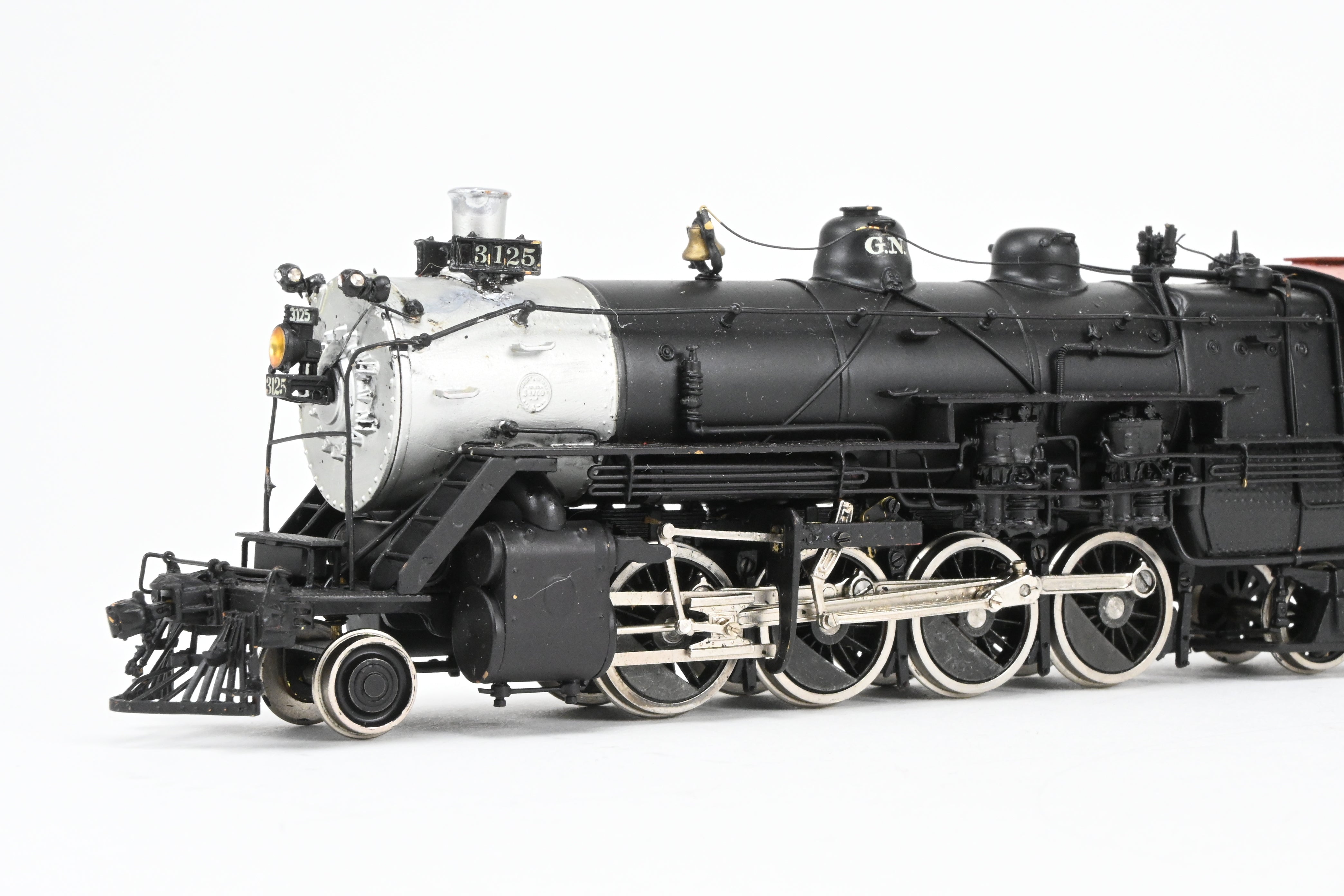 HO Brass Sunset Models GN Great Northern 2-8-2 Class O-1 Custom Painted Locomotive No. 3125
