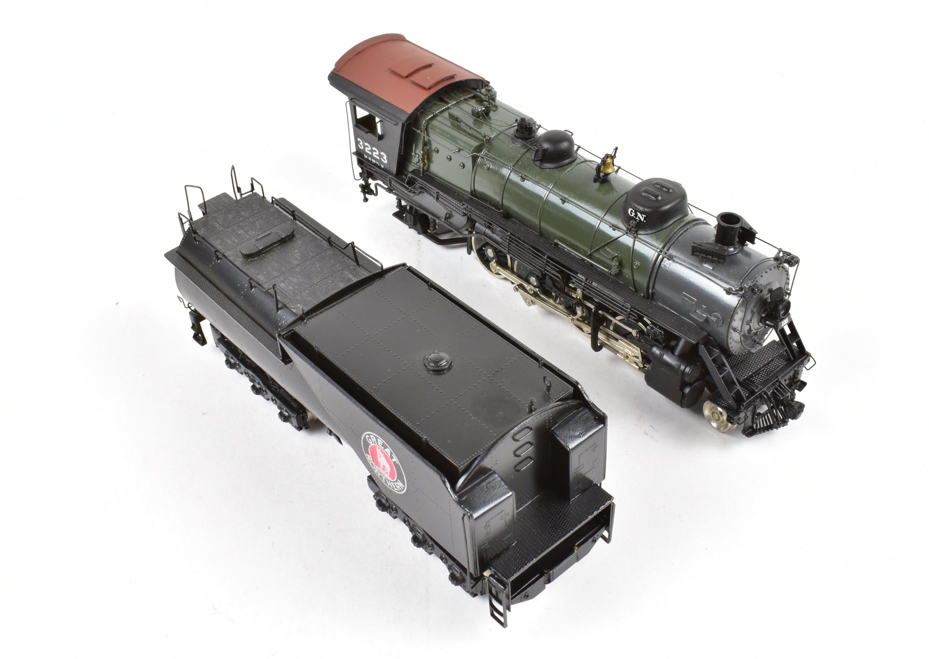 HO Scale Brass Sunset Models Great Northern 2-8-2 Class O-4 Custom Painted Model Train