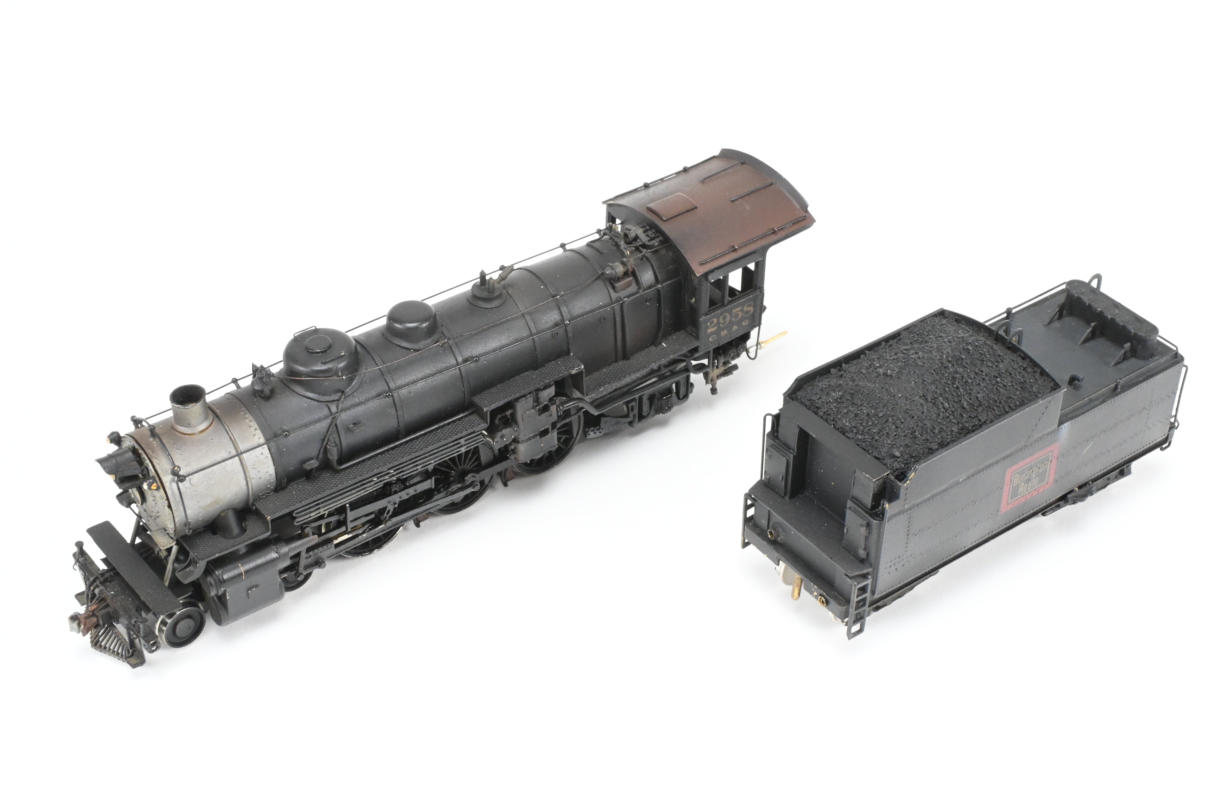 HO Scale Brass LMB CB&Q Burlington Route S-3 4-6-2 Pacific Custom Painted by Roger Miller