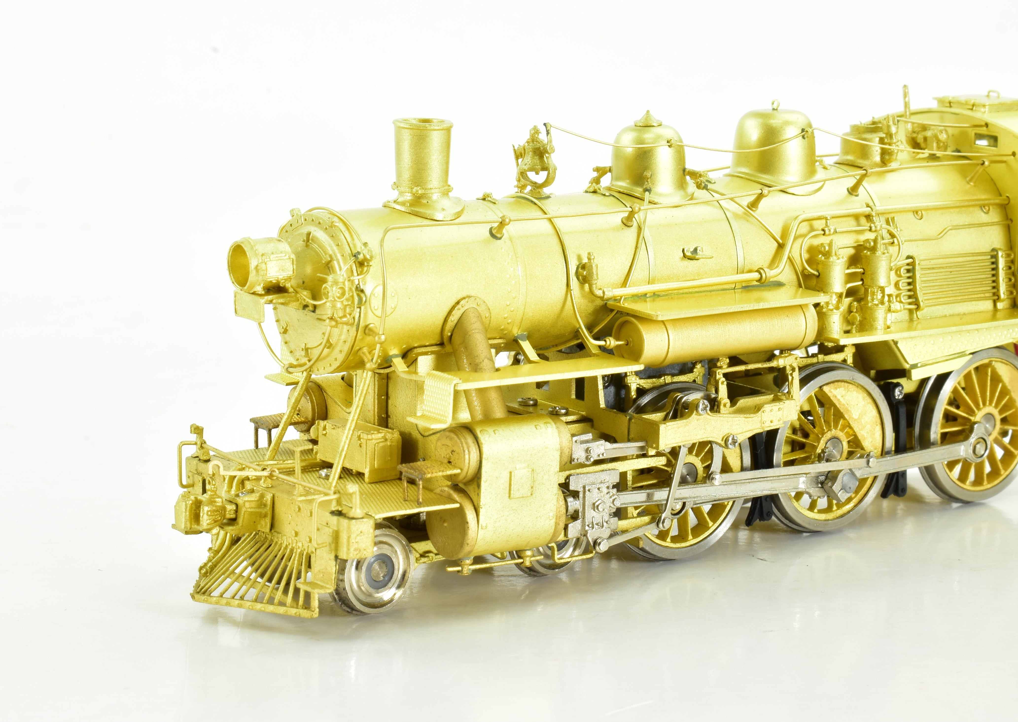 HO Scale Brass Nickel - Plated Steam Locomotive Model: New York Ontario & Western Class E 4 - 6 - 0 by Nickel Plate Products
