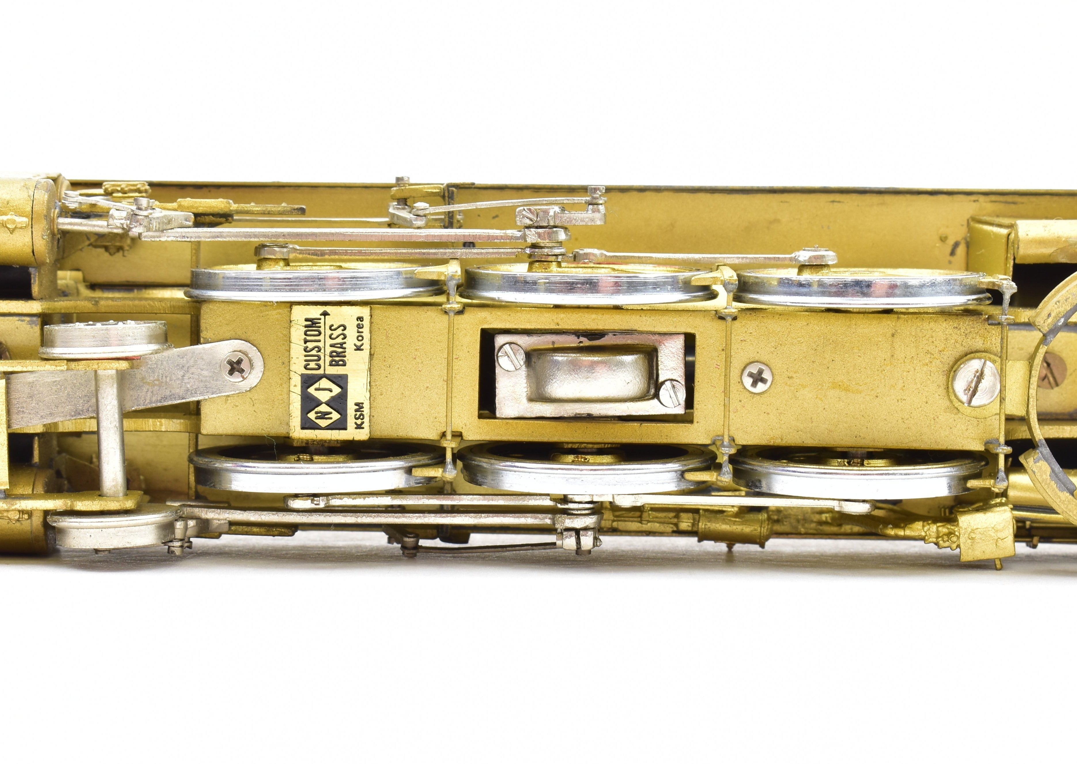 HO Scale Custom Brass Locomotive - 1979 KSM Model, Ideal for Passenger Service