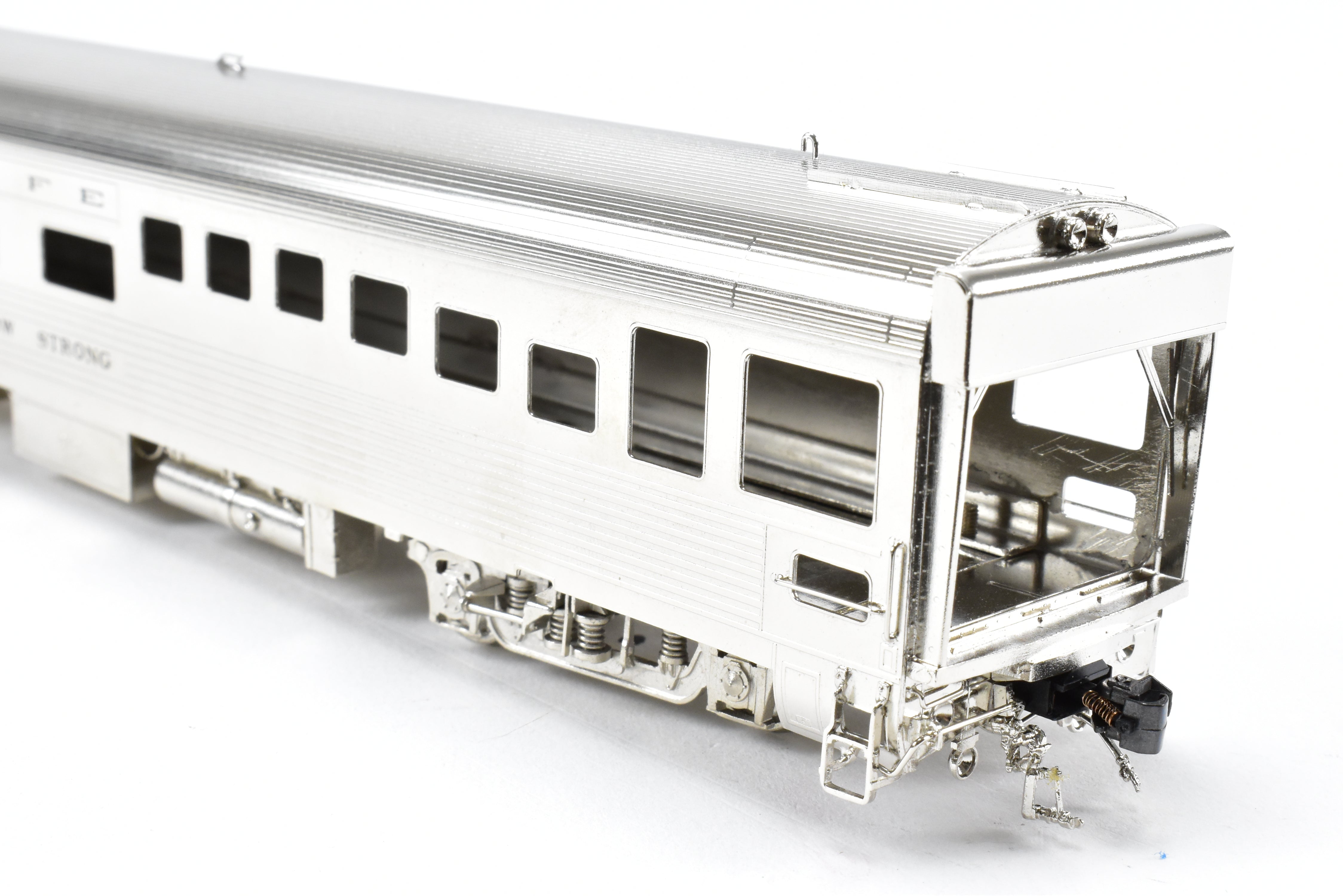 HO Brass Stewart Locomotive Works ATSF Santa Fe #89 William Barstow Strong Decorated Model