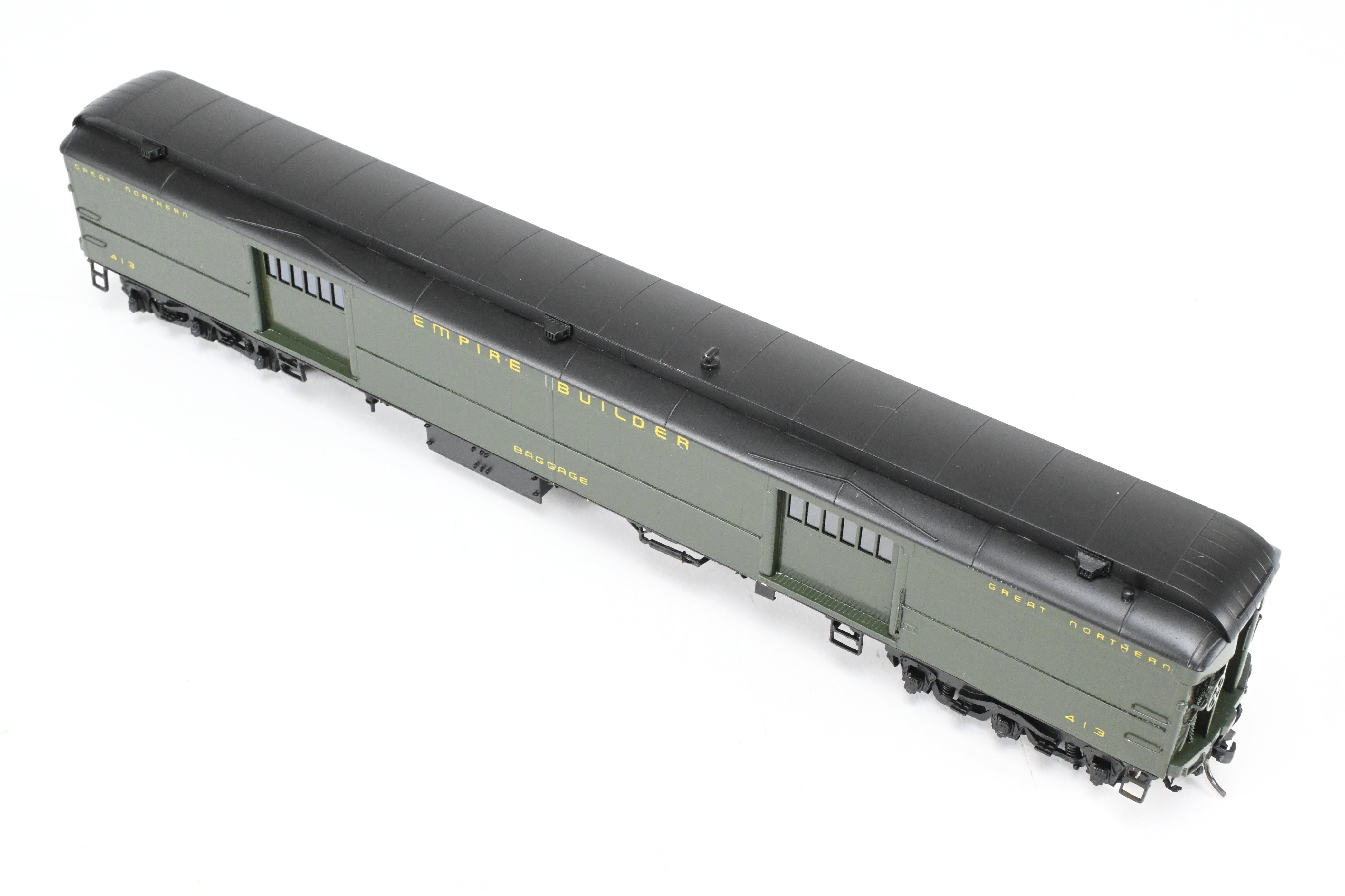 HO Brass Oriental Limited GN - Custom Painted Great Northern HW Baggage Car #413