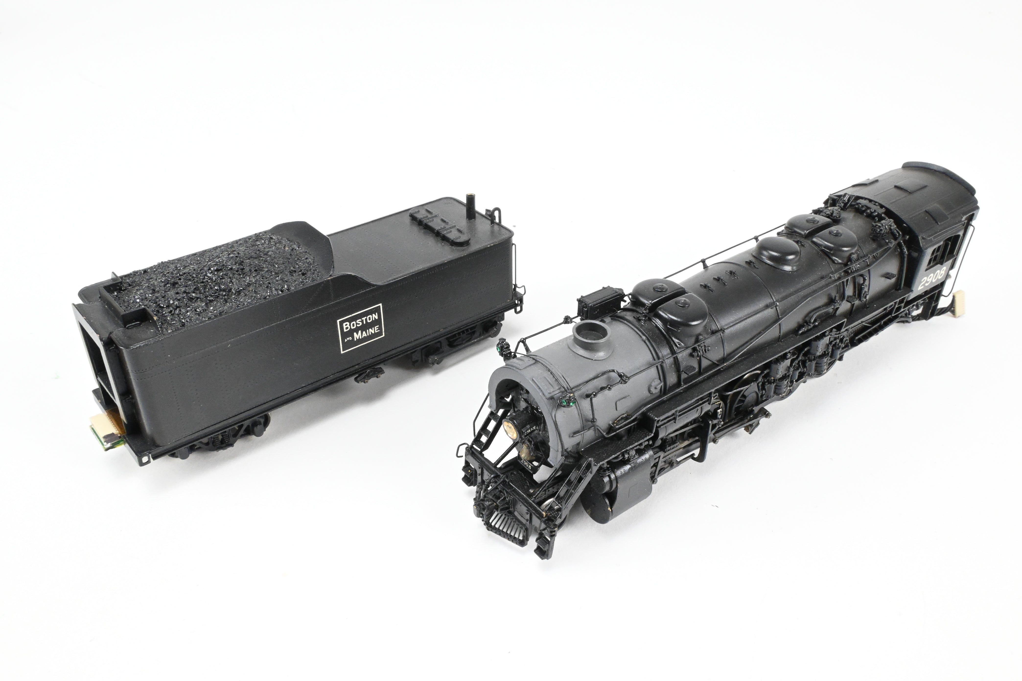 HO Scale NJ Custom Brass Boston & Maine 2-10-2 S-1B No. 2908 with DCC & Sound